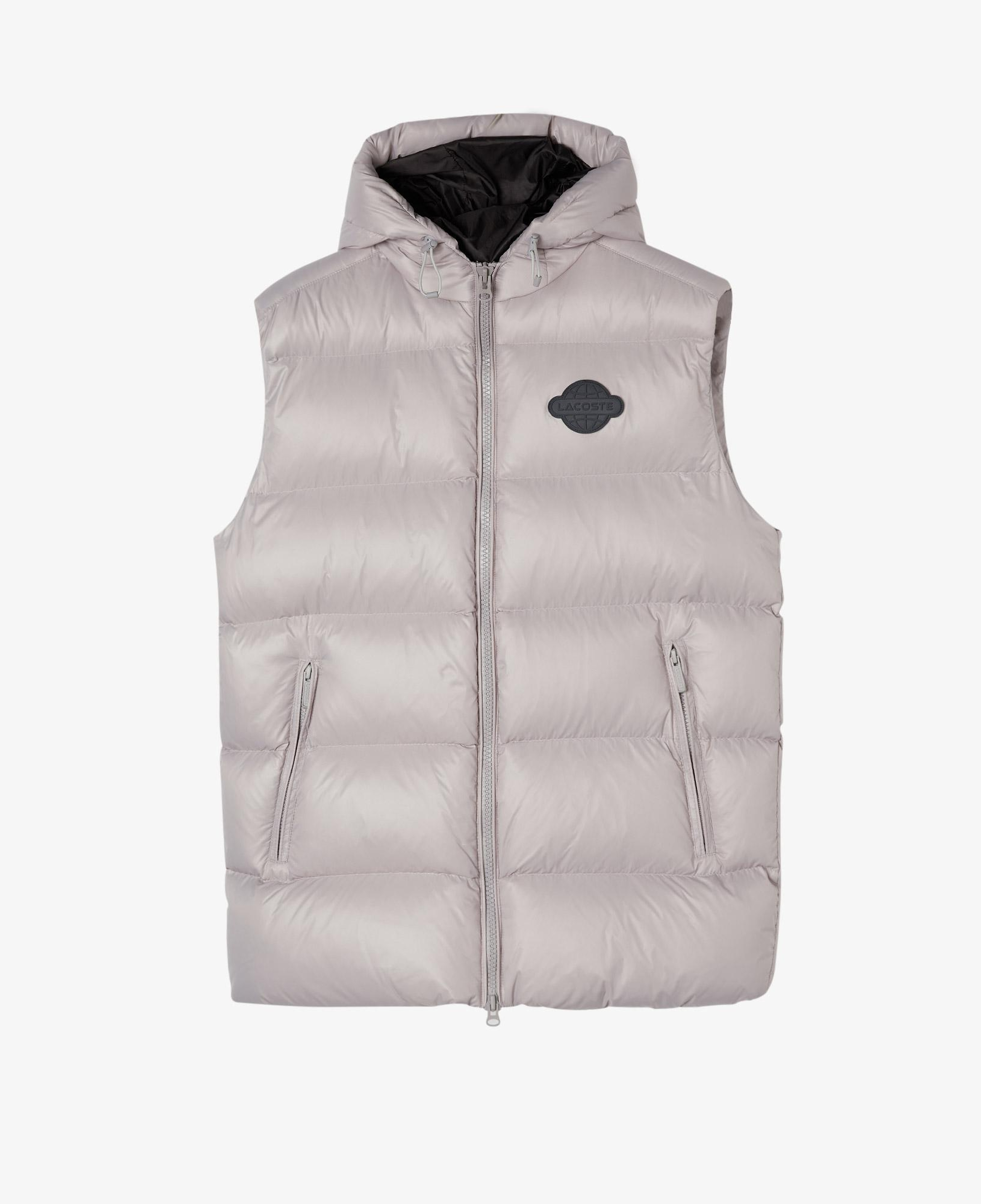 Lacoste Erkek Kapüşonlu Gri Yelek