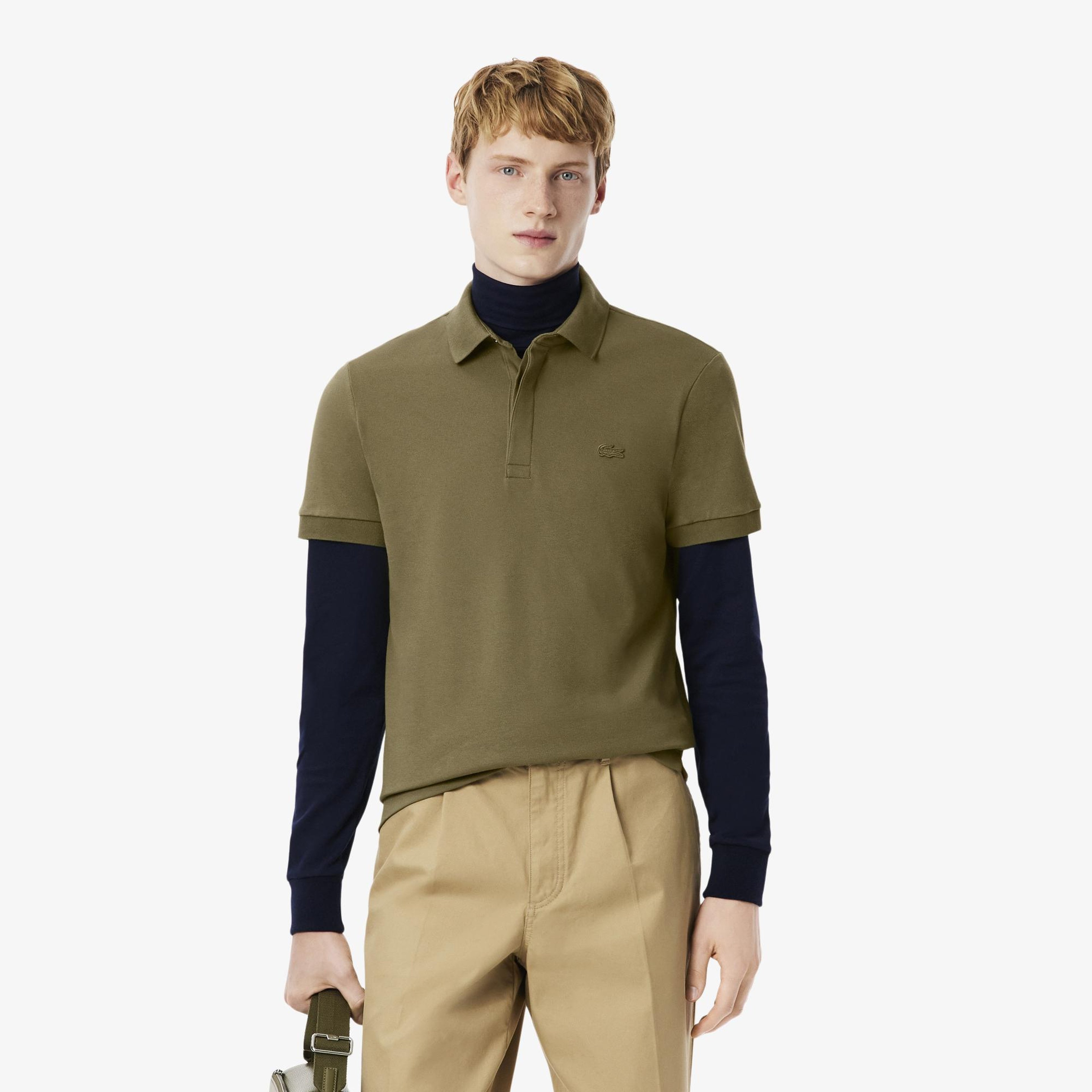 Regular Fit Paris Stretch Piqué Polo Shirt