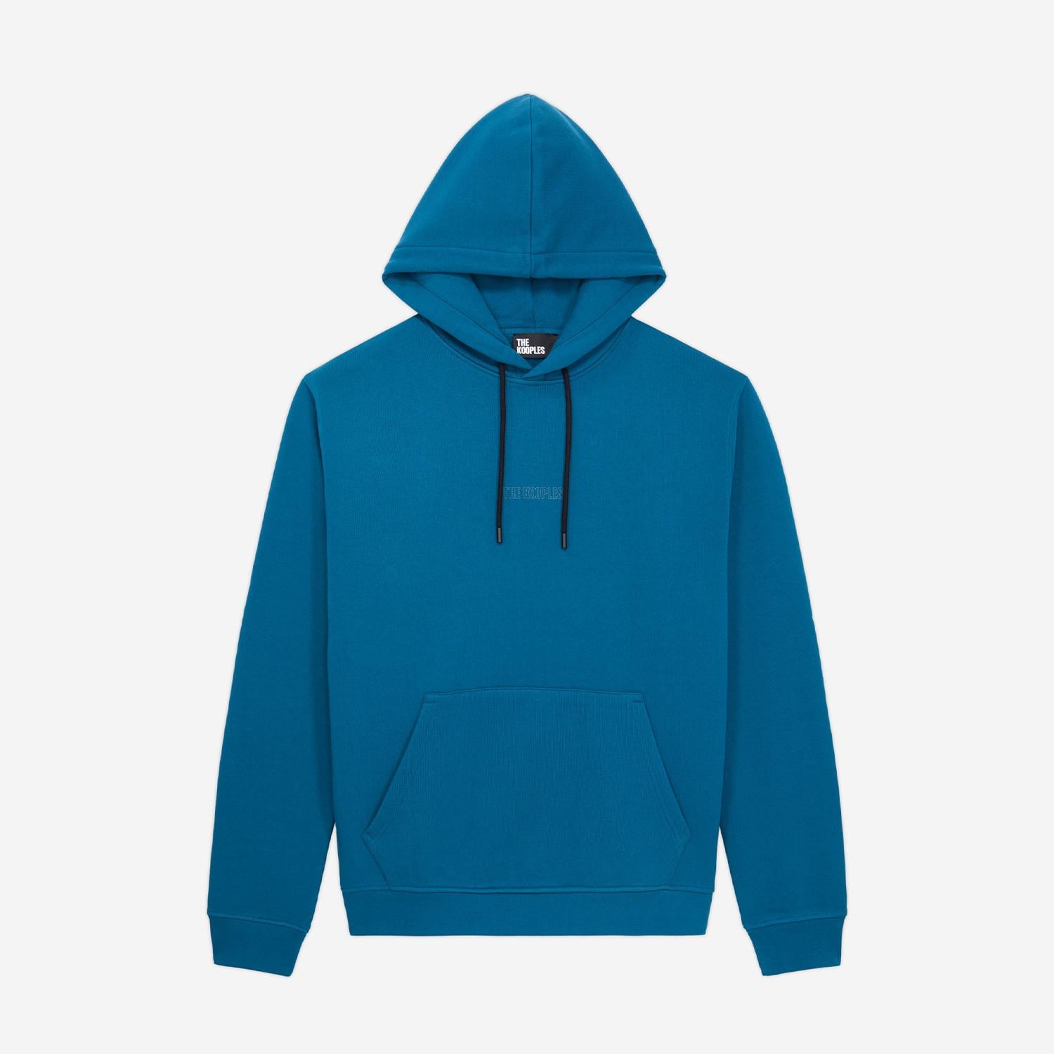 The Kooples Classic Erkek Mavi Hoodie