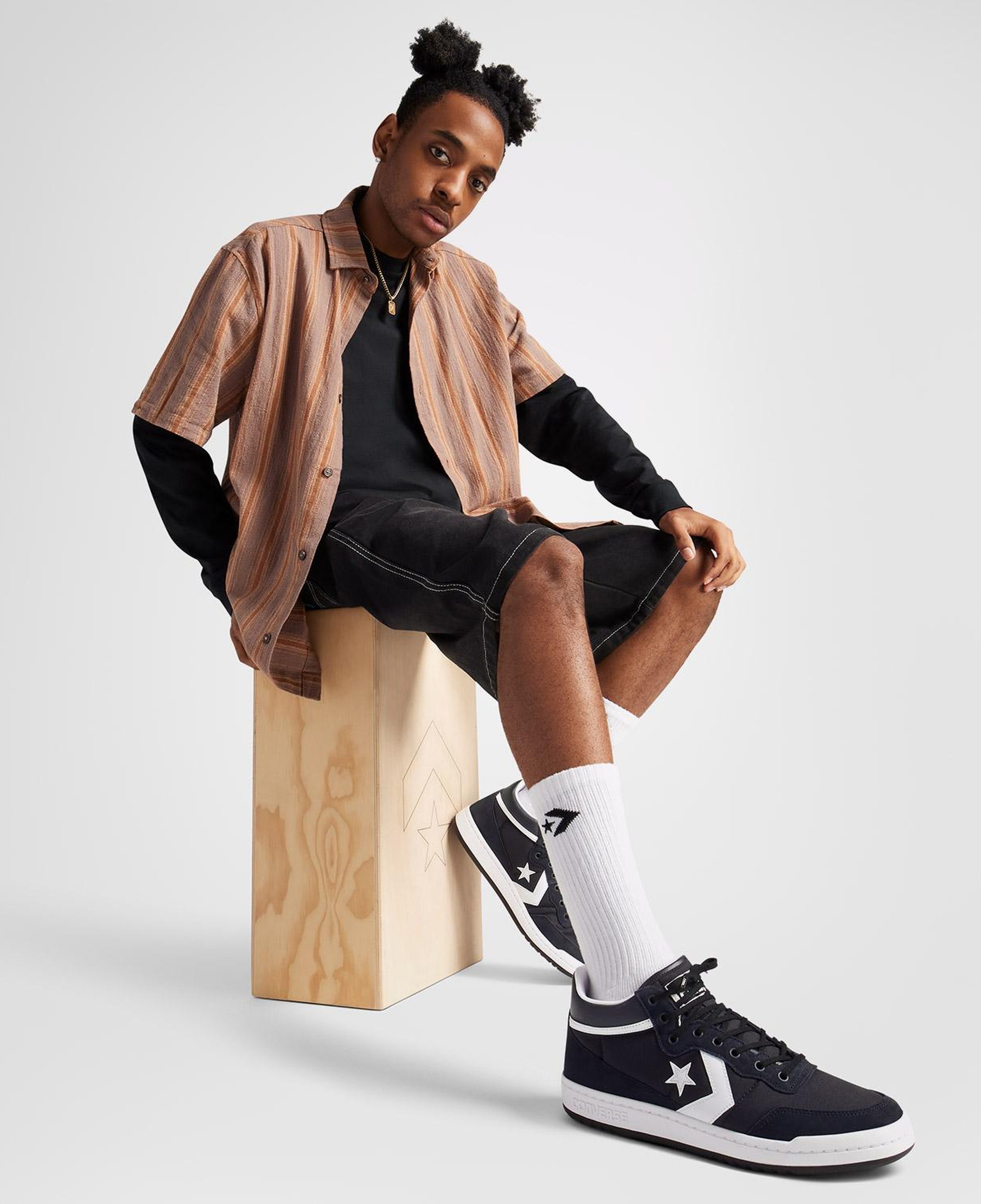 Converse Cons Fastbreak Pro Unisex Siyah Süet Deri Sneaker