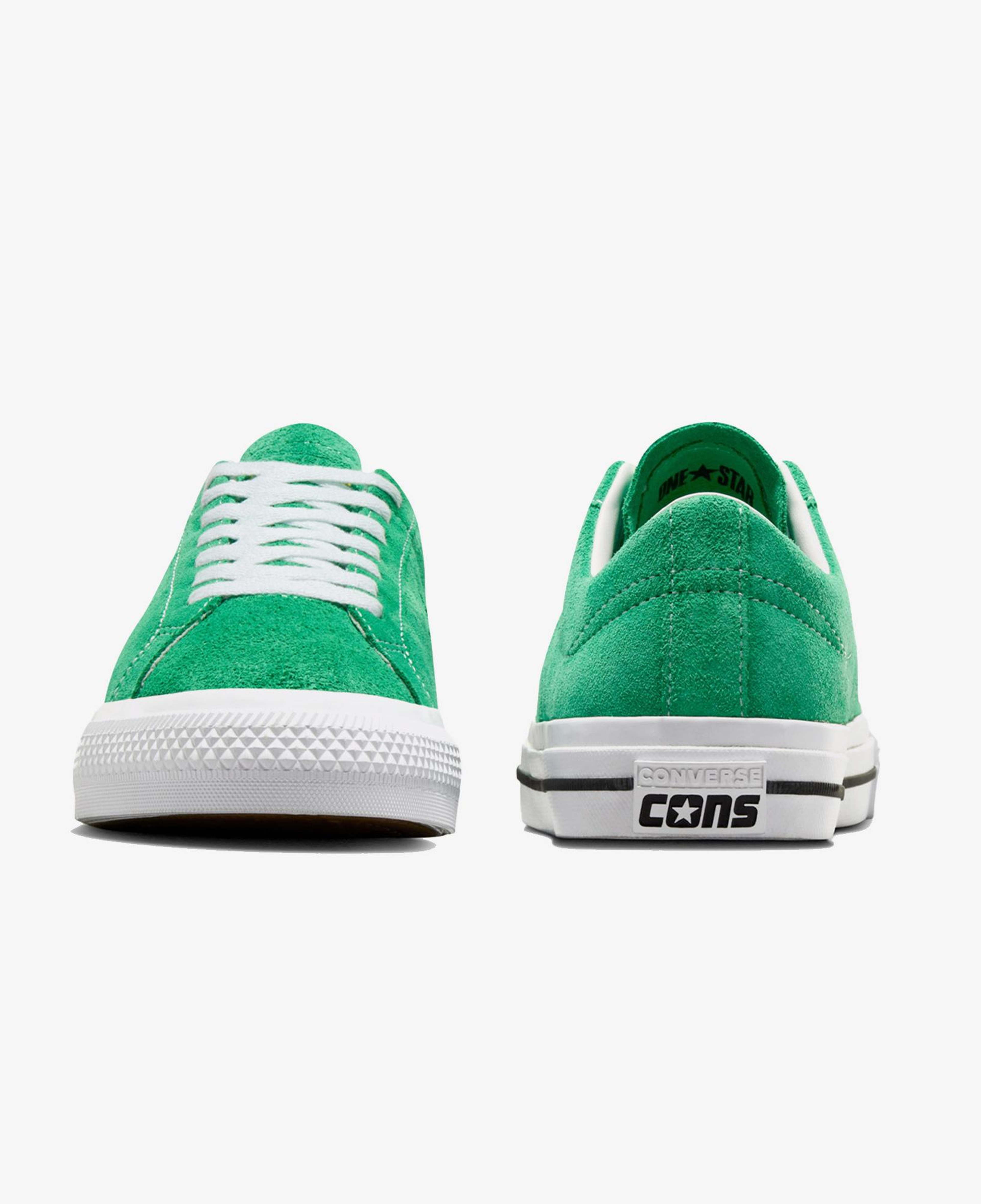 Converse One Star Pro Unisex Yeşil Süet Deri Sneaker