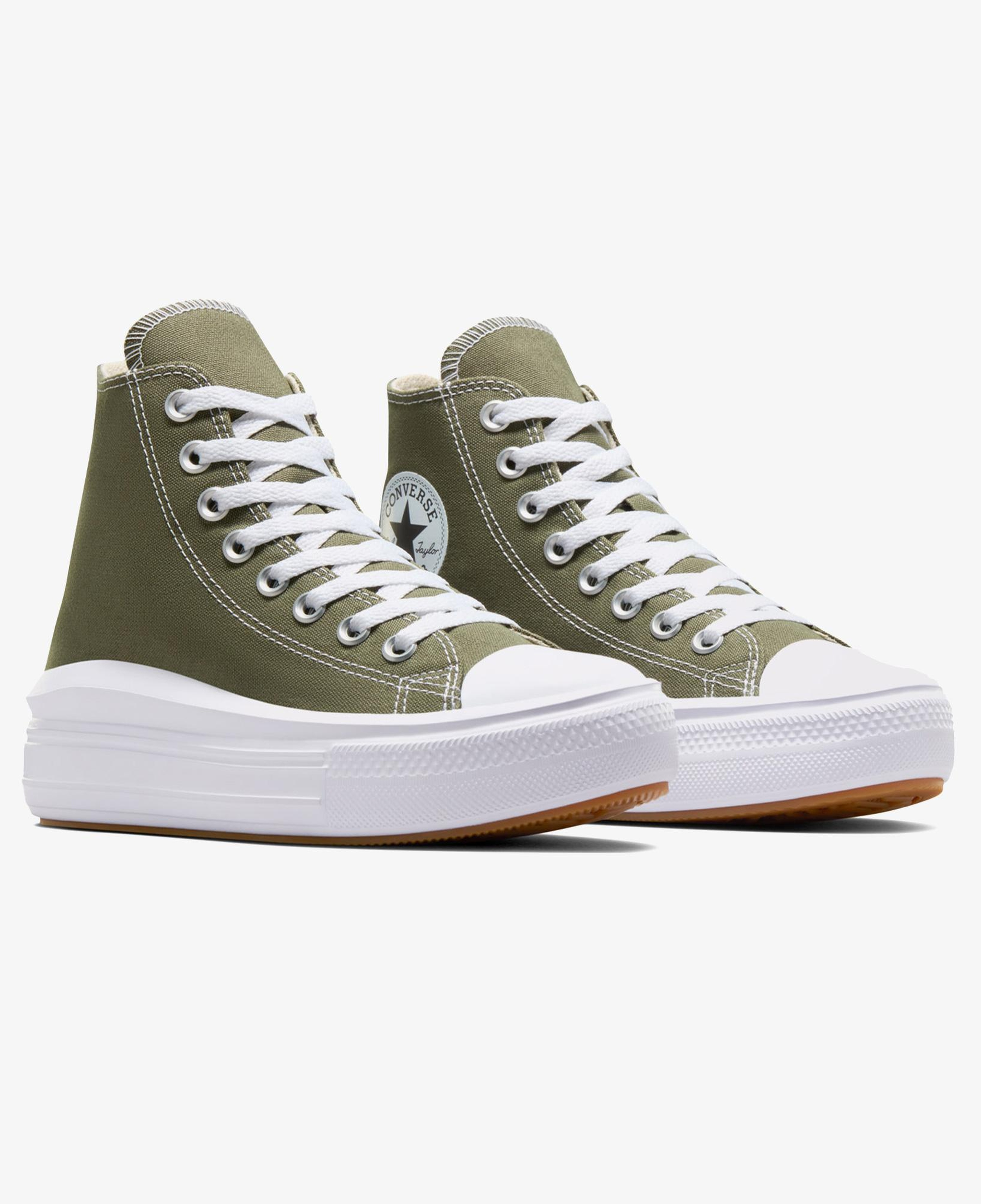 Converse Chuck Taylor All Star Move Platform Unisex Haki Sneaker