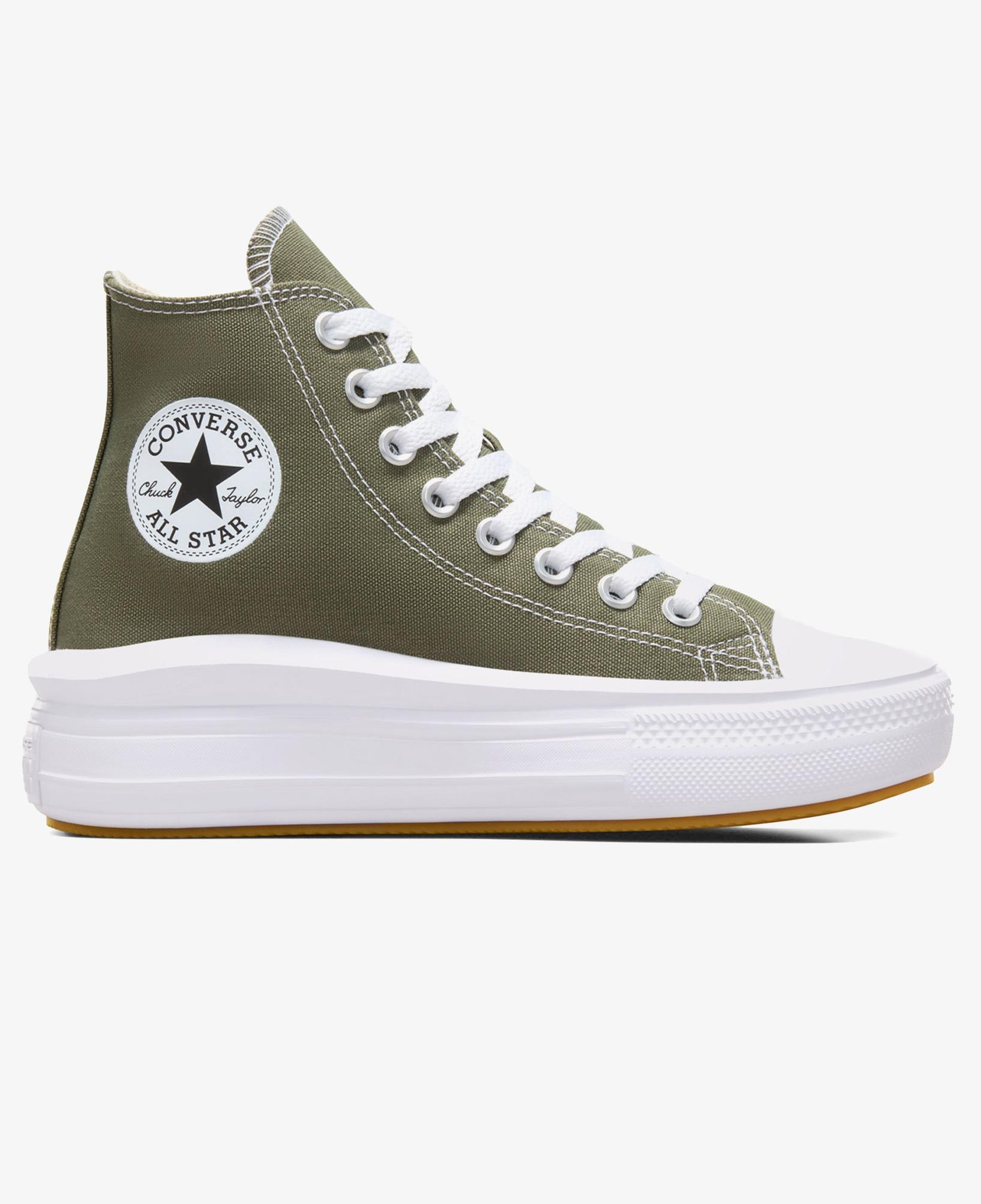 Converse Chuck Taylor All Star Move Platform Unisex Haki Sneaker