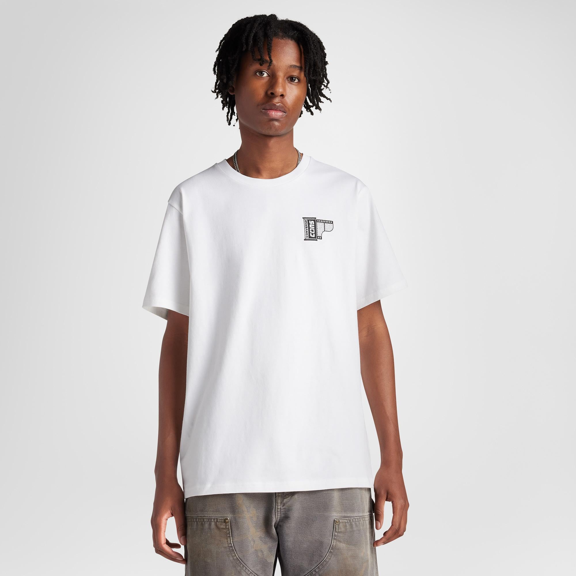 Converse Erkek Beyaz T-Shirt