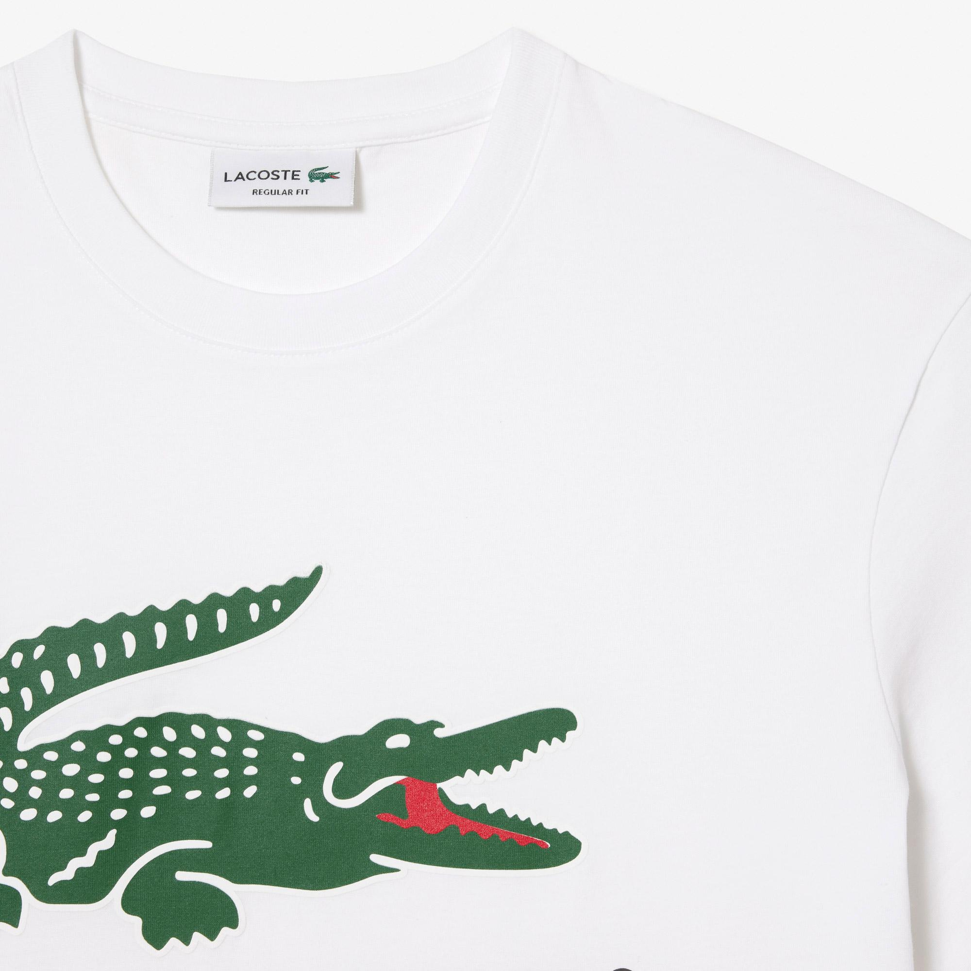 Lacoste Regular Fit Unisex Beyaz T-Shirt