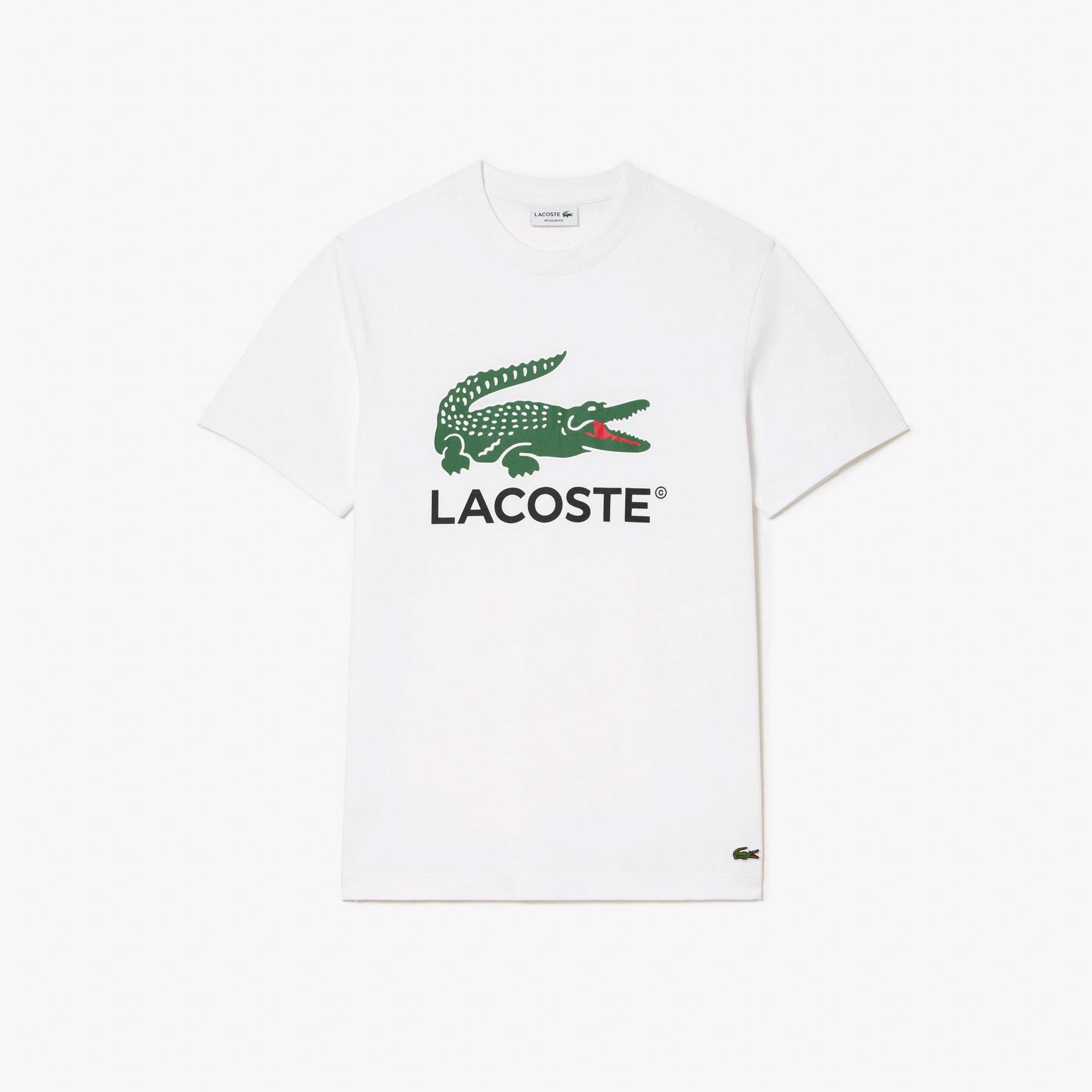 Lacoste Regular Fit Unisex Beyaz T-Shirt