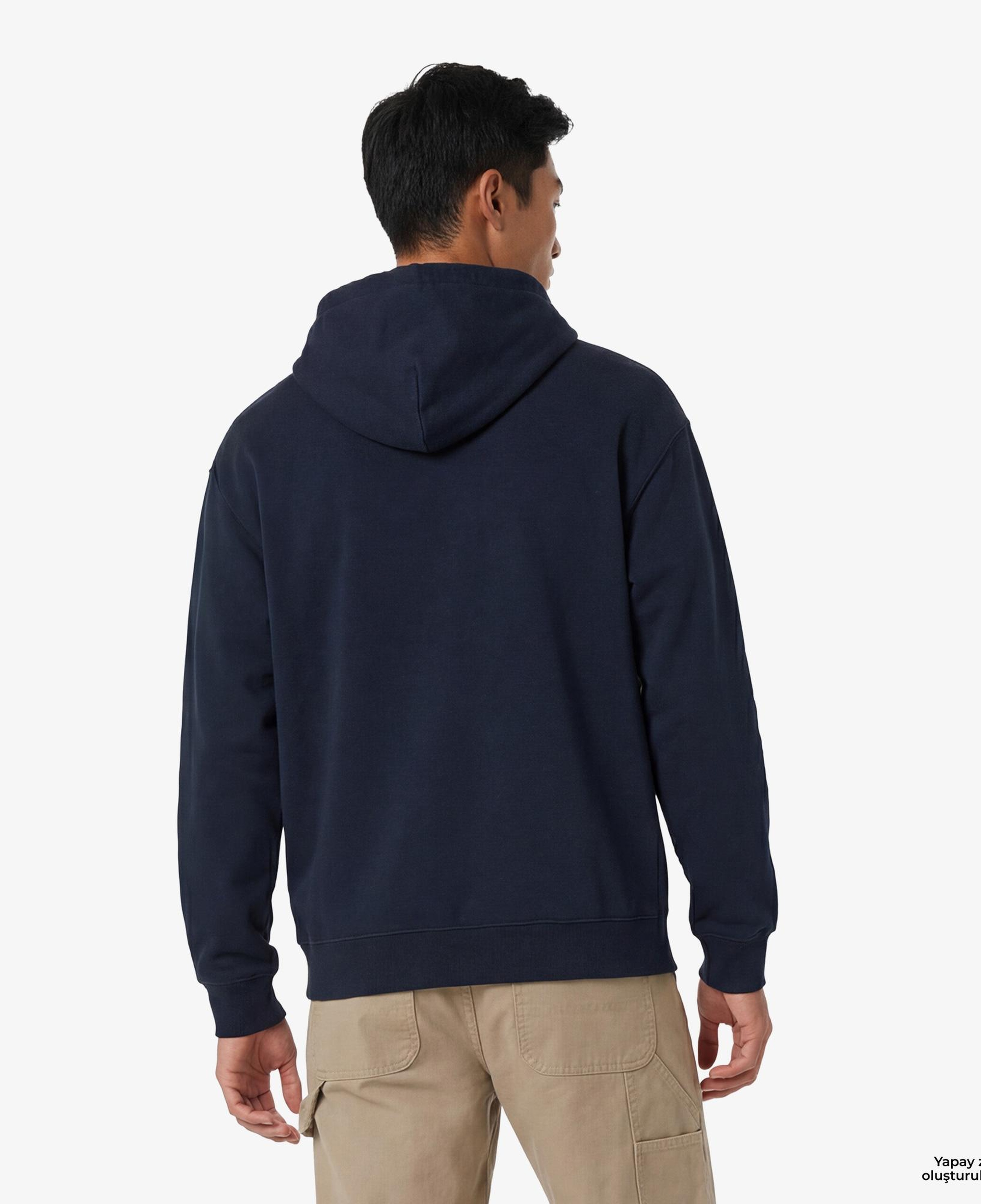 Converse Wordmark Erkek Siyah Hoodie