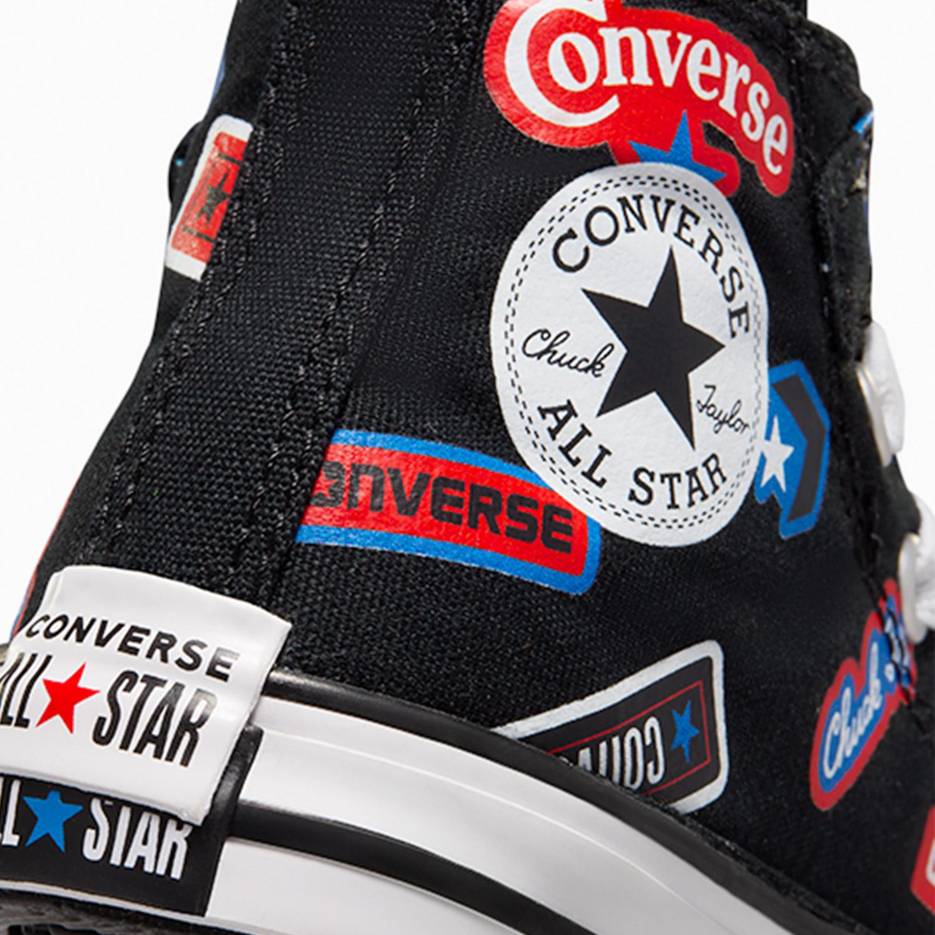 Converse Chuck Taylor All Star Easy On Stickers Bebek Siyah Sneaker