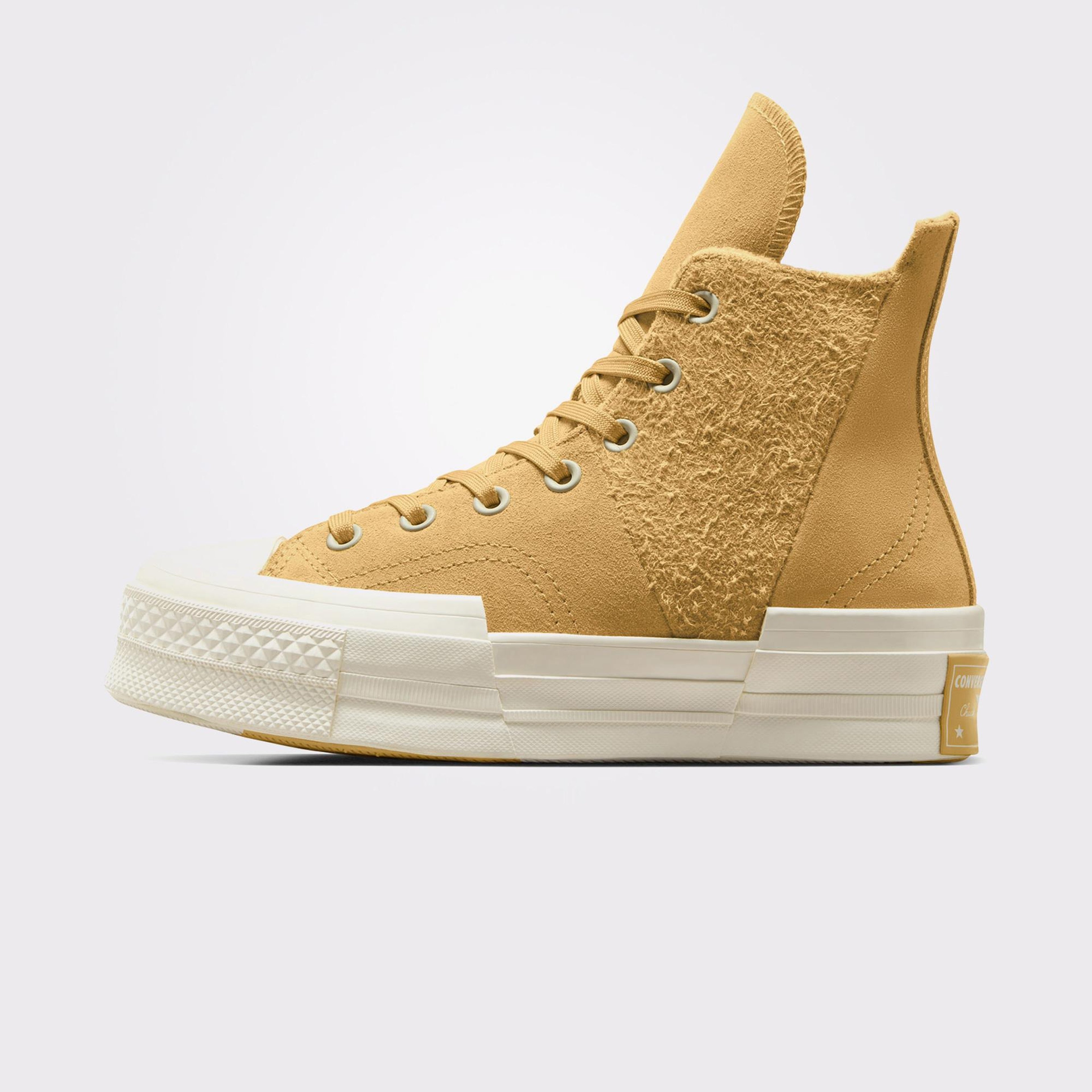 Converse Chuck 70 Plus Warm Winter Kadın Bej Deri Sneaker