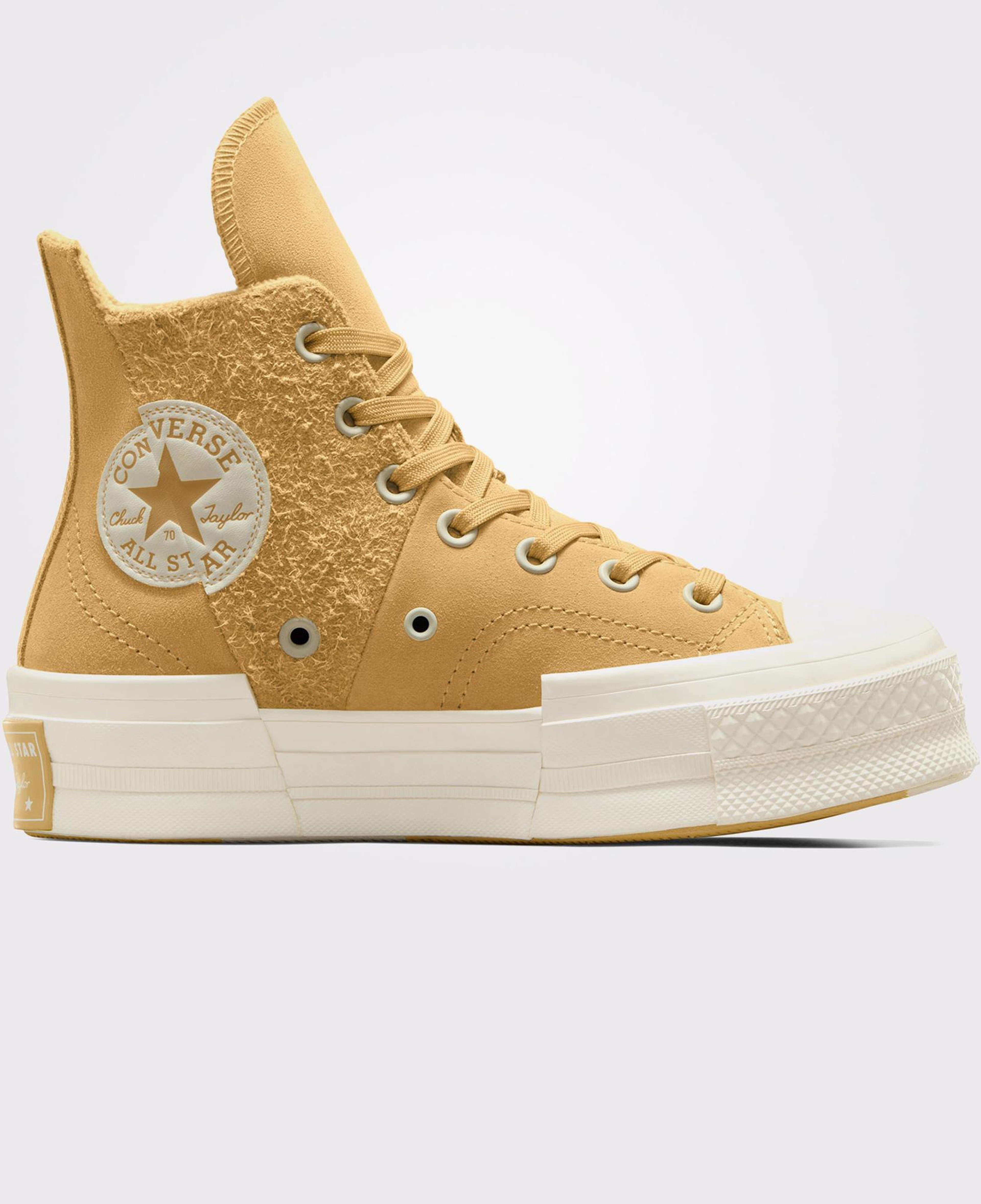 Converse Chuck 70 Plus Warm Winter Kadın Bej Deri Sneaker