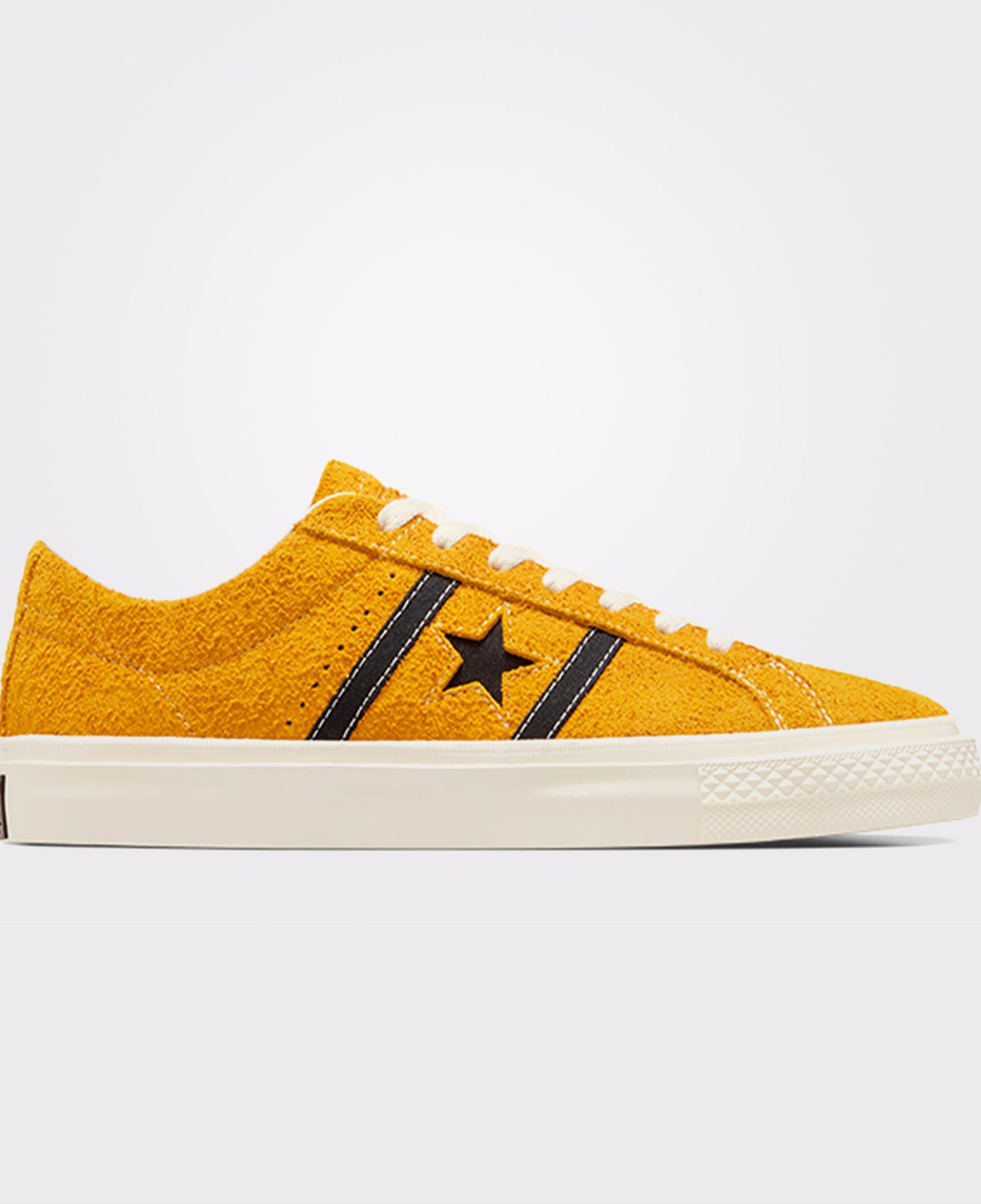 Converse One Star Academy Pro Suede Unisex Sarı Deri Sneaker