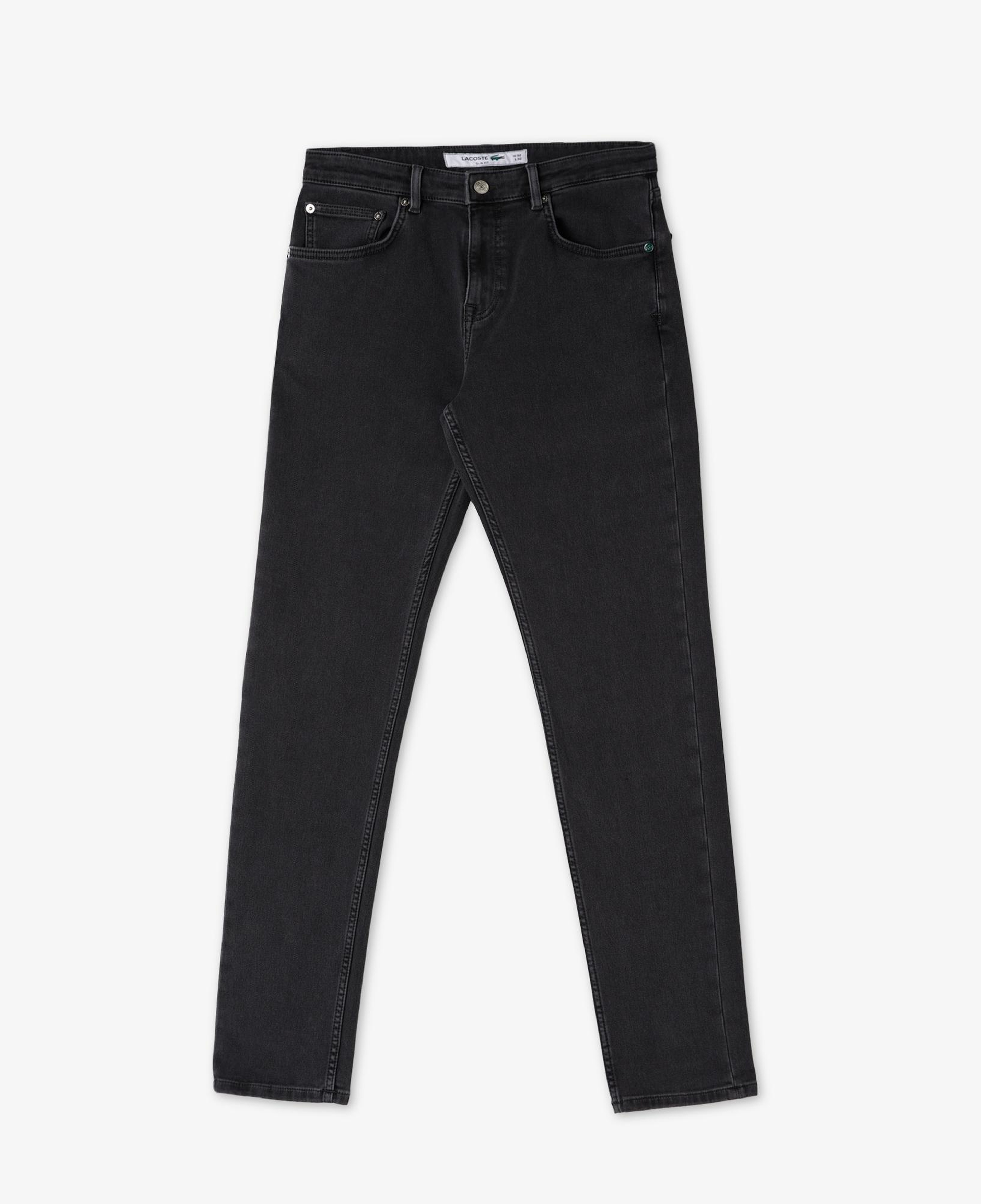 Erkek Slim Fit Gri Jean Pantolon