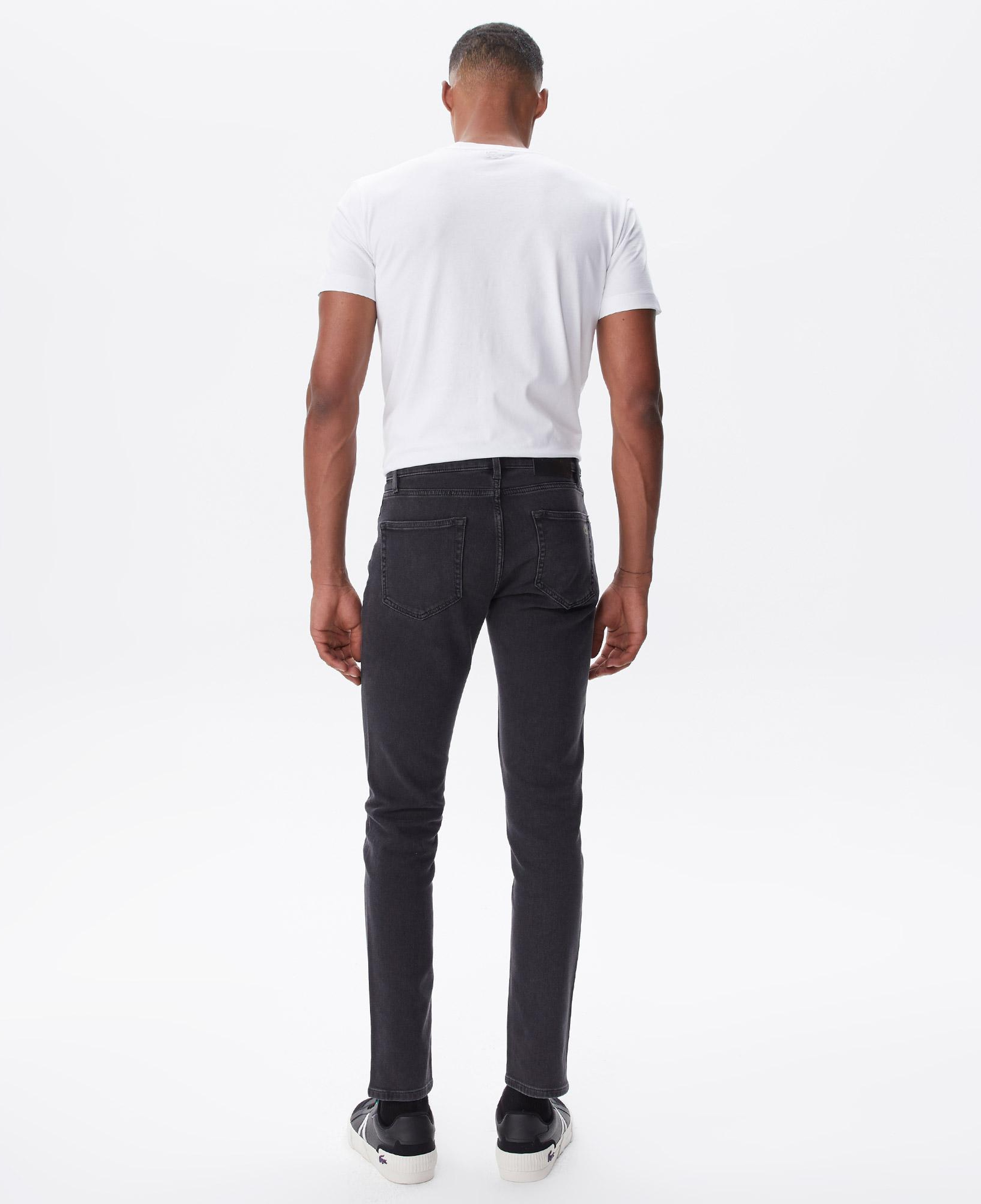 Erkek Slim Fit Gri Jean Pantolon