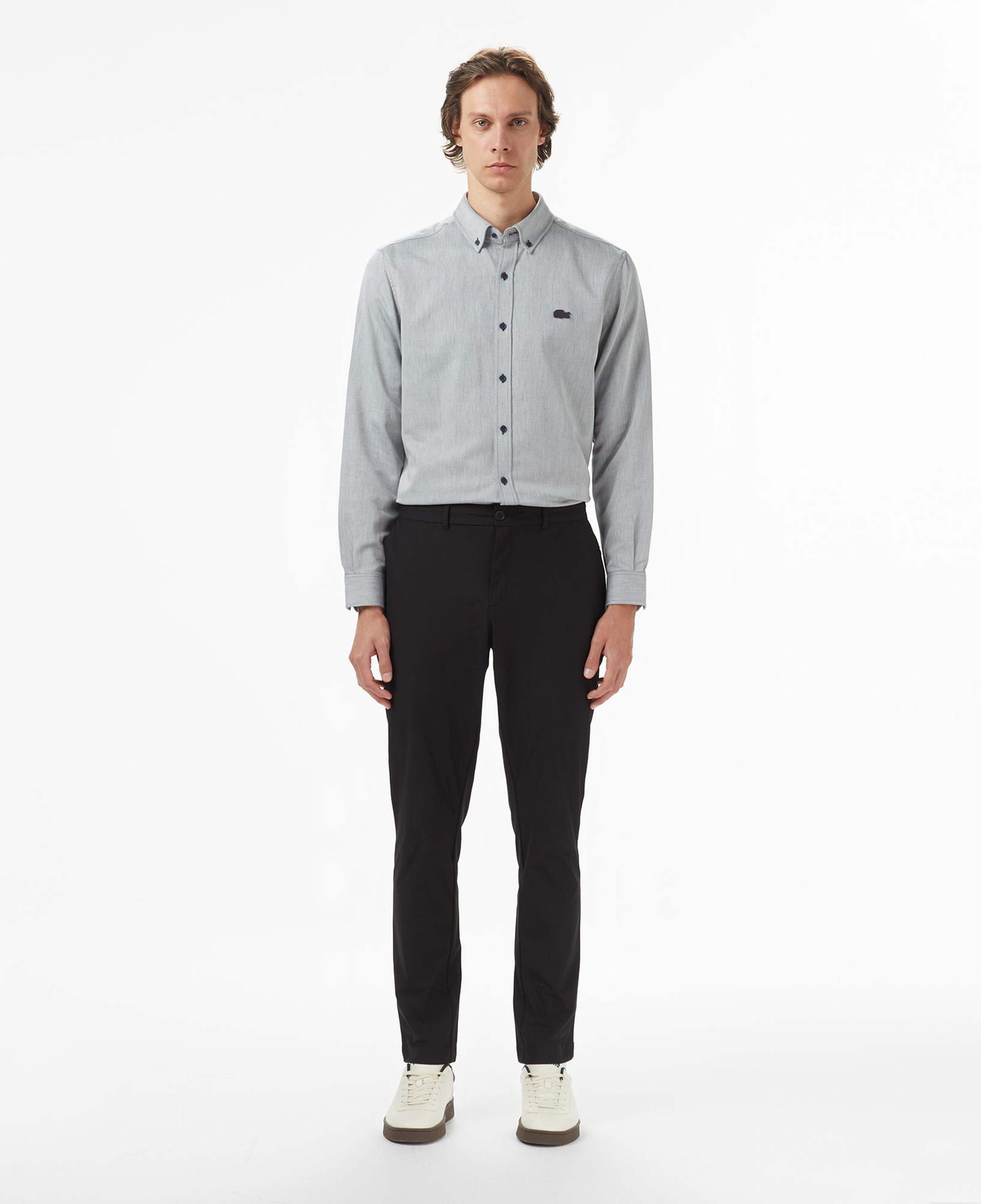 Erkek Slim Fit Siyah Pantolon