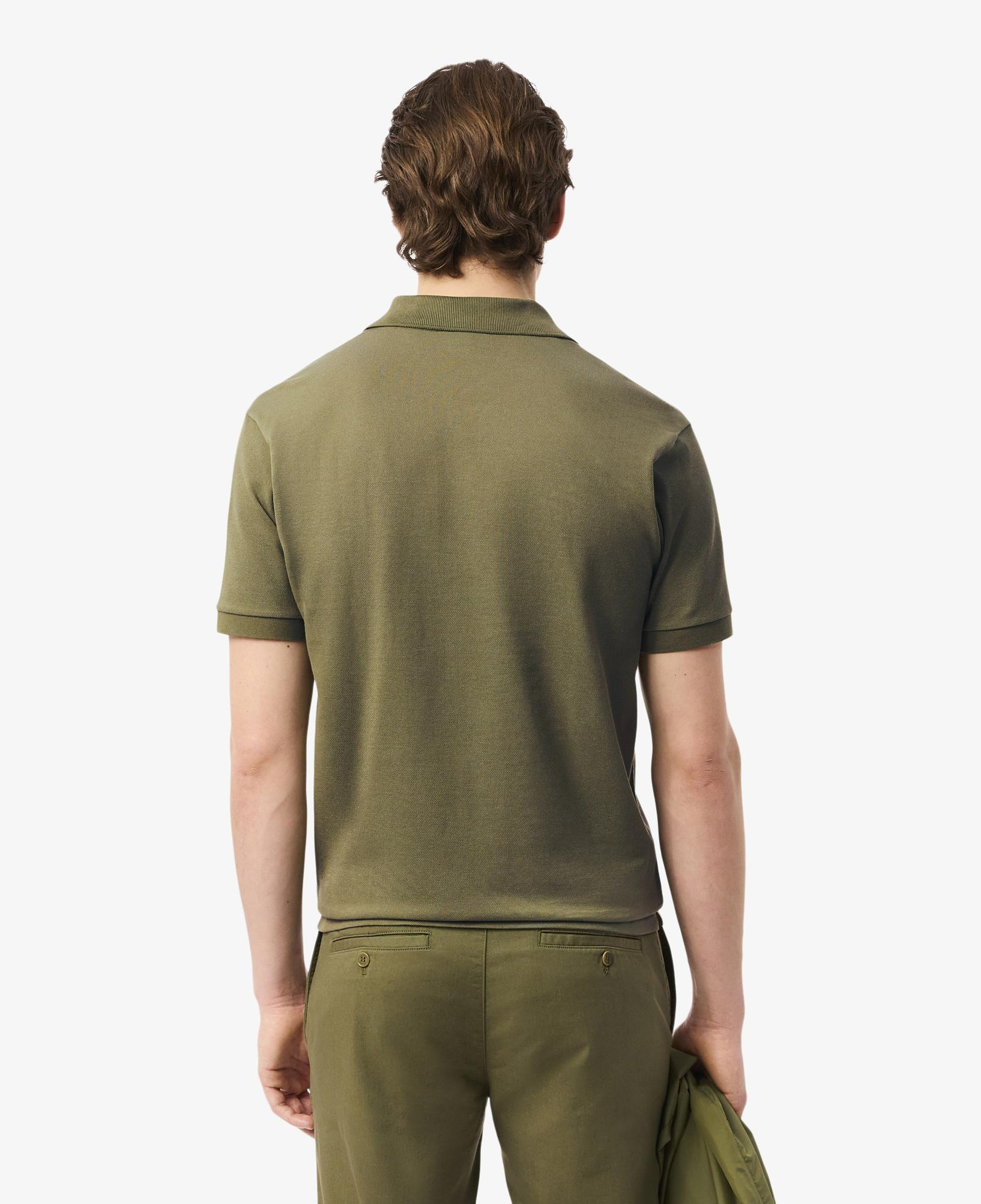 L.12.12 Erkek Classic Fit Haki Polo