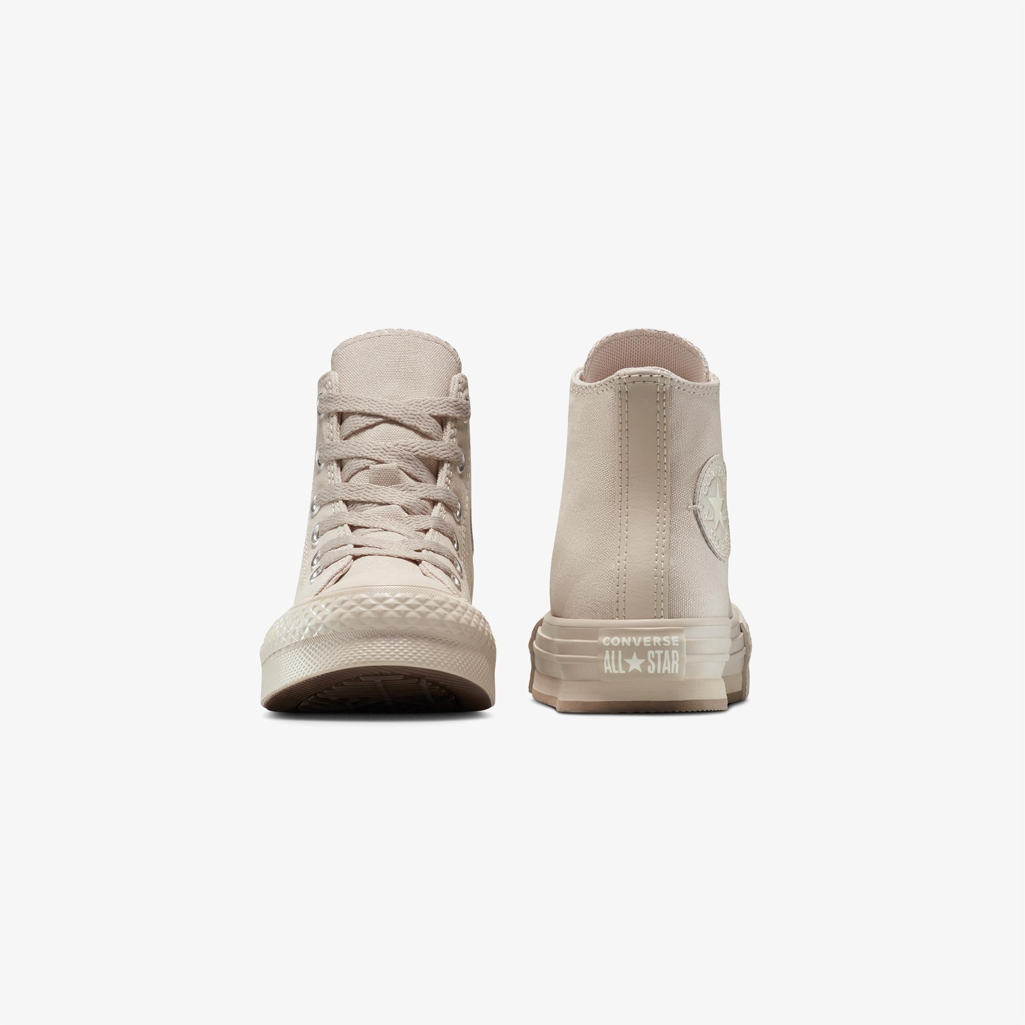 Converse Chuck Taylor All Star EVA Lift Platform Çocuk Bej Sneaker