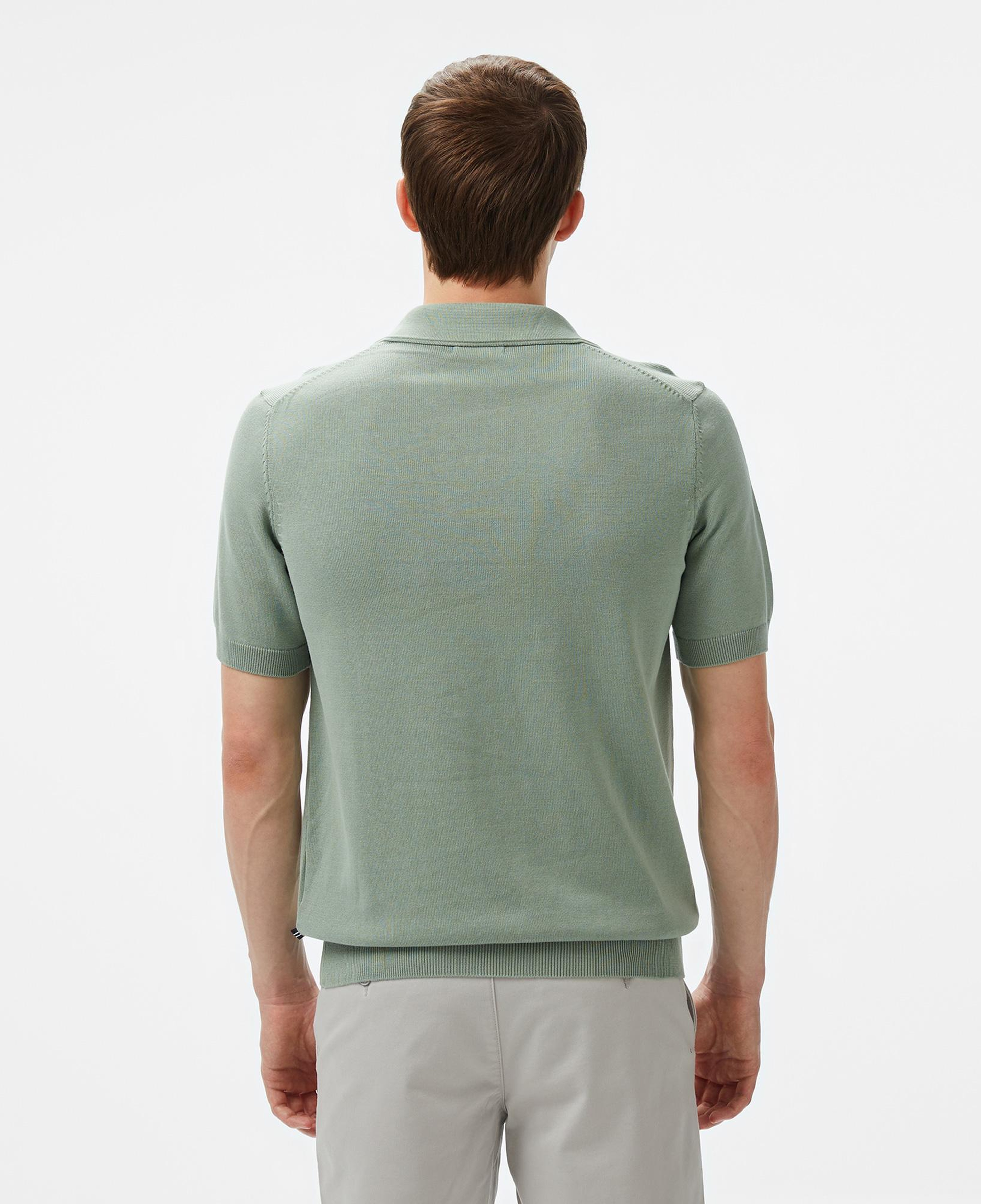 Nautica Erkek Yeşil Classic Fit Kısa Kollu Triko