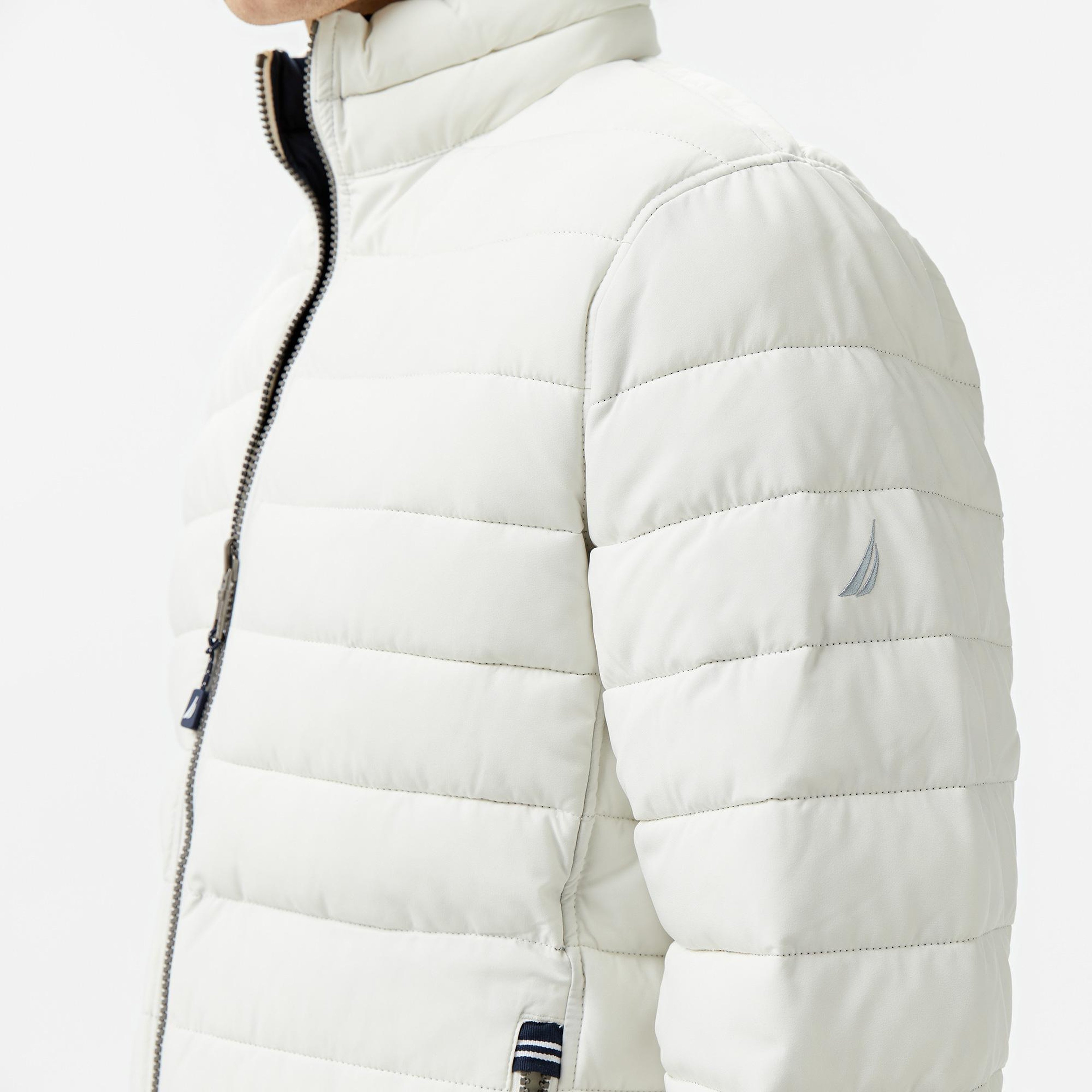 Nautica Erkek Krem & Lacivert Çift Taraflı Mont
