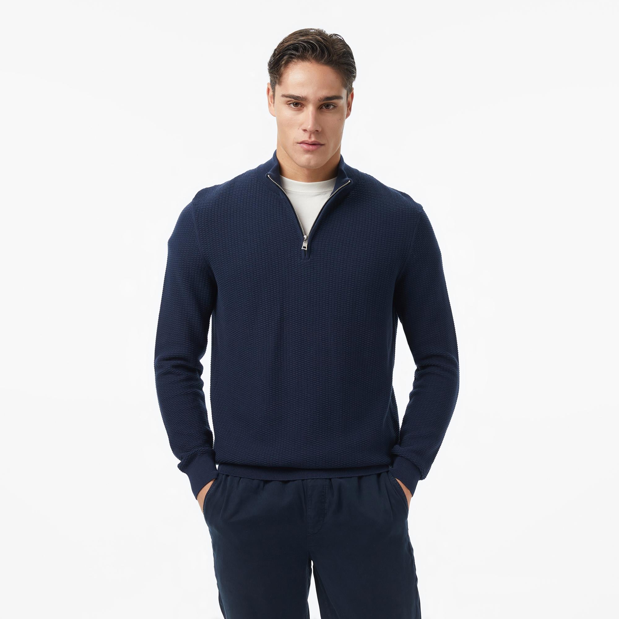 Nautica Erkek Lacivert Classic Fit Kazak