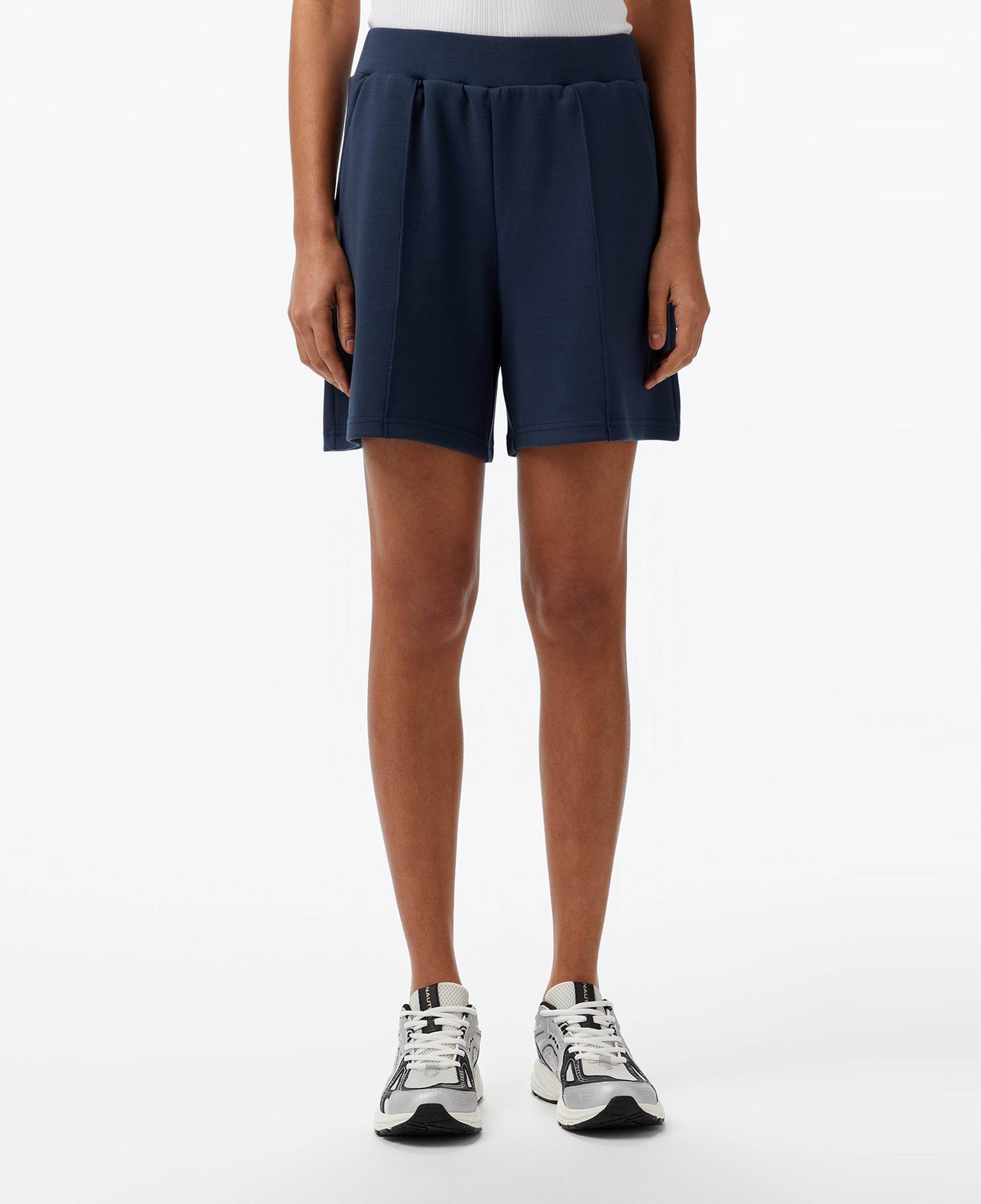 Nautica Kadın Lacivert Regular Fit Modal Karışımlı Şort