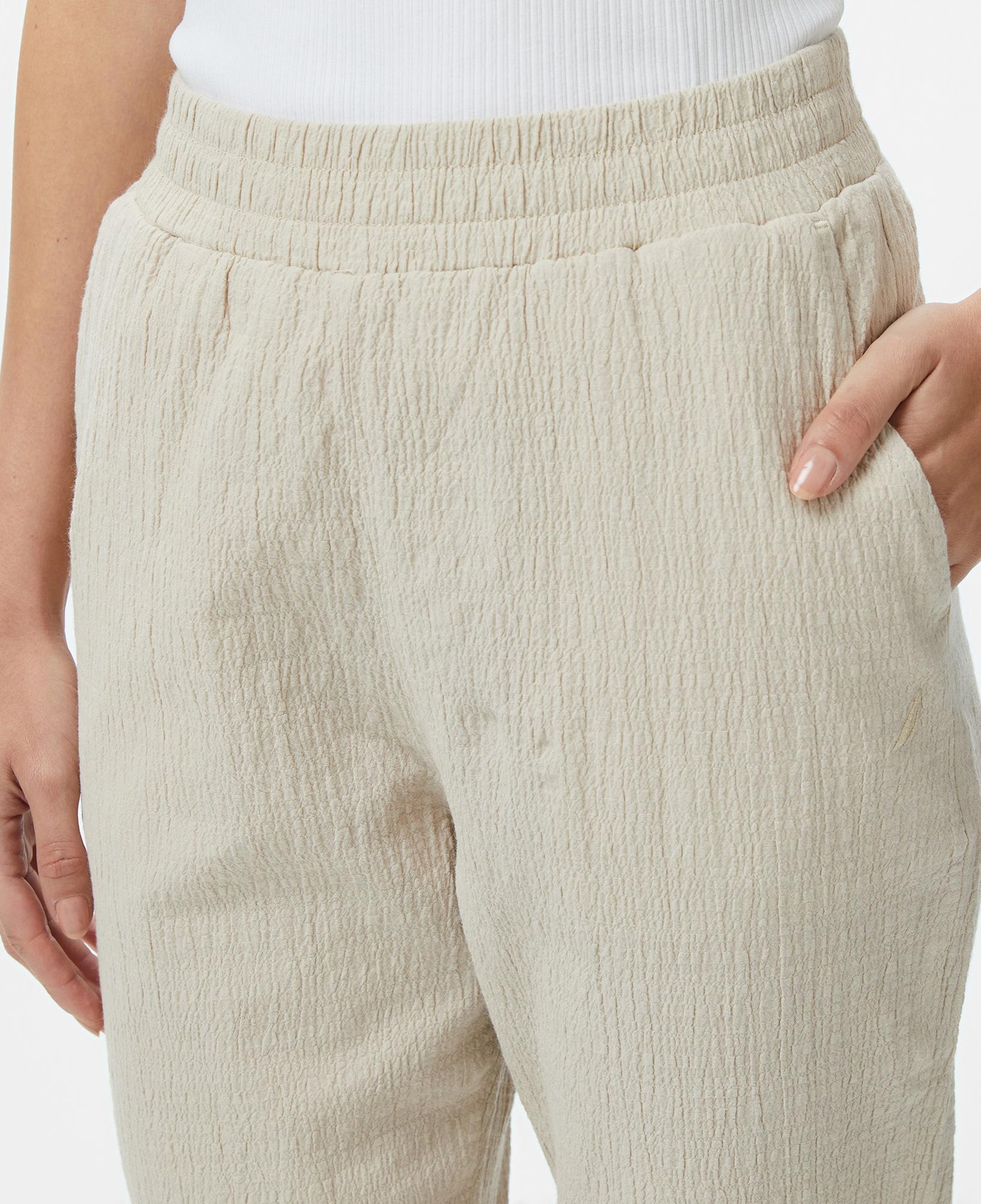 Nautica Kadın Bej Regular Fit Pantolon