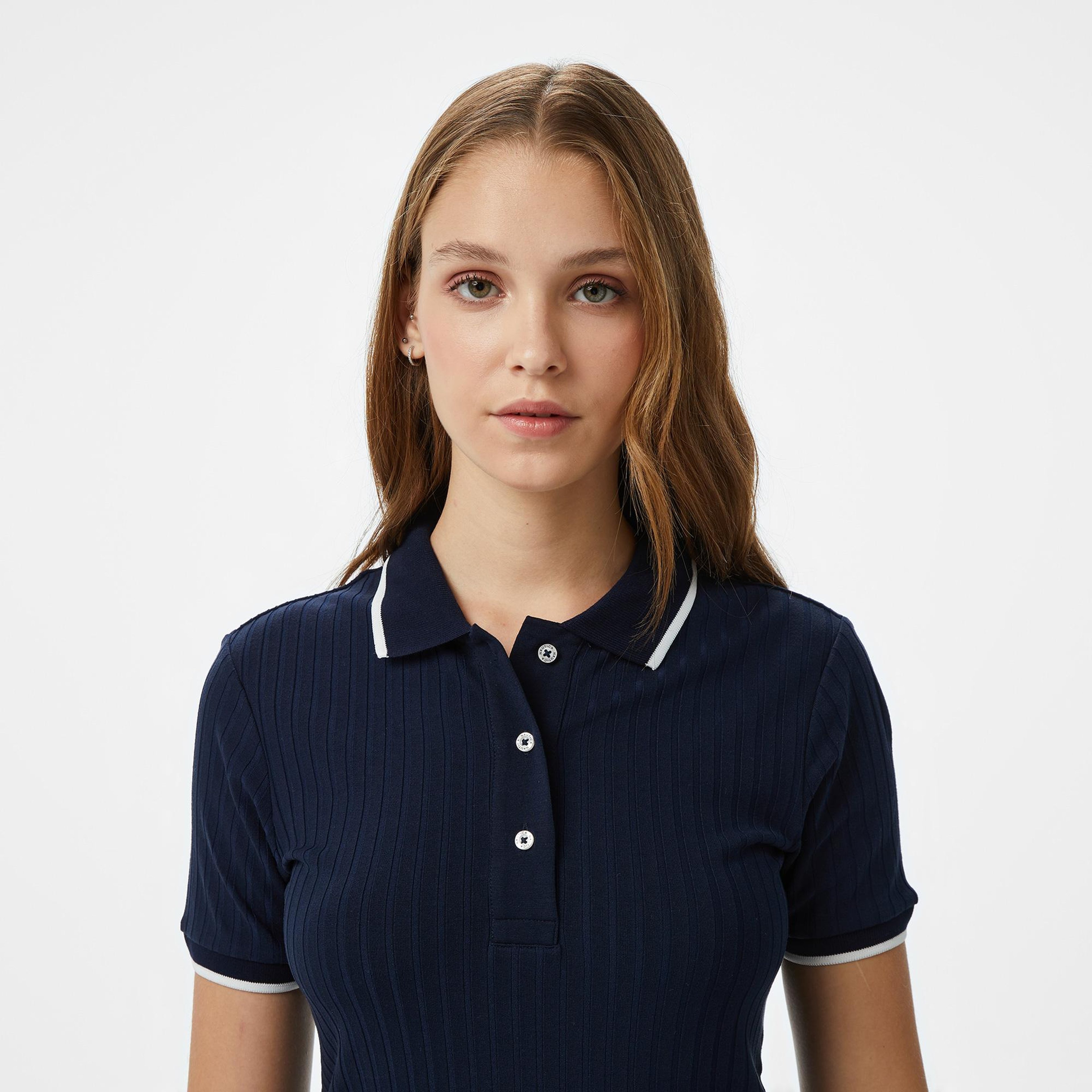 Nautica Polo Yaka Kadın Lacivert Polo