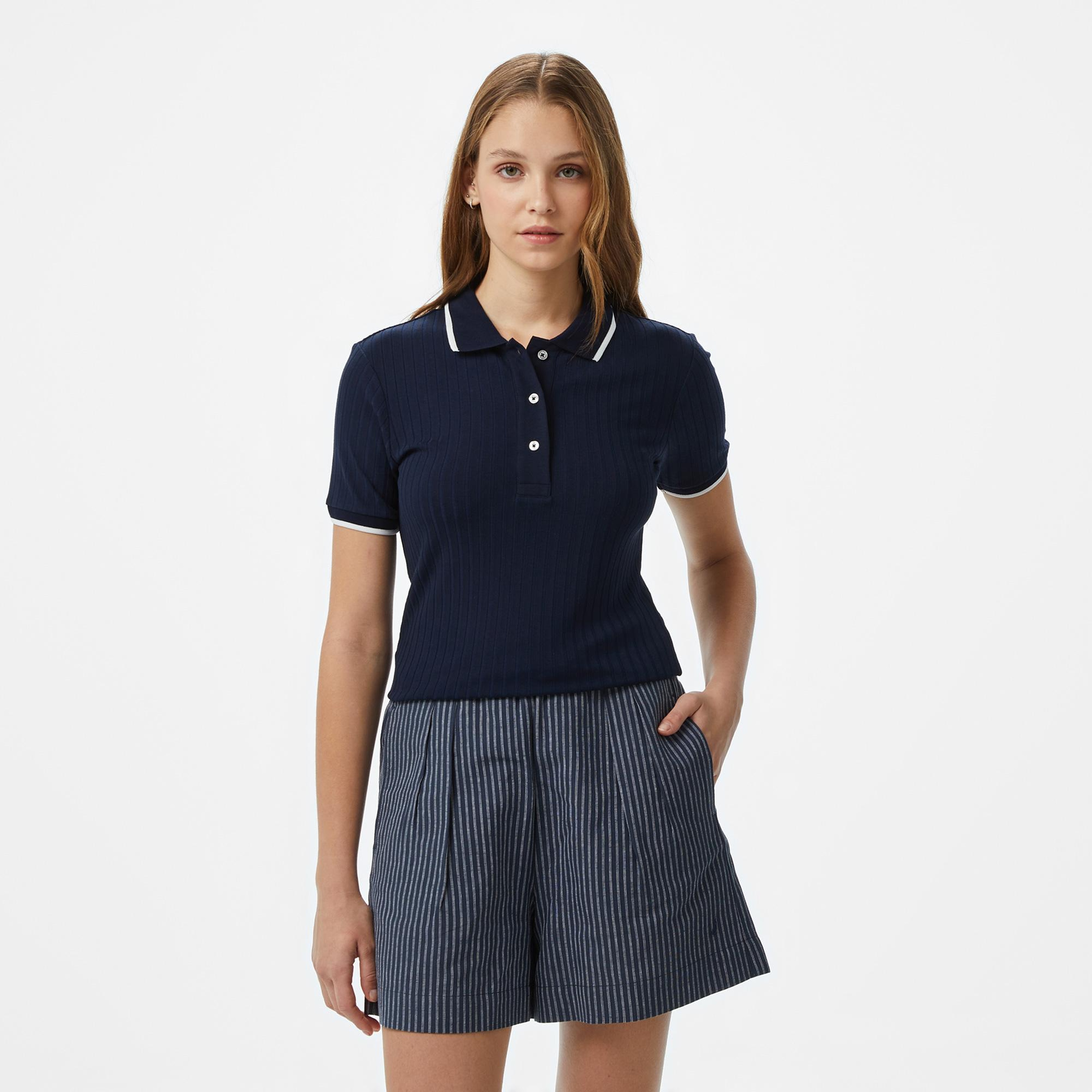Nautica Polo Yaka Kadın Lacivert Polo