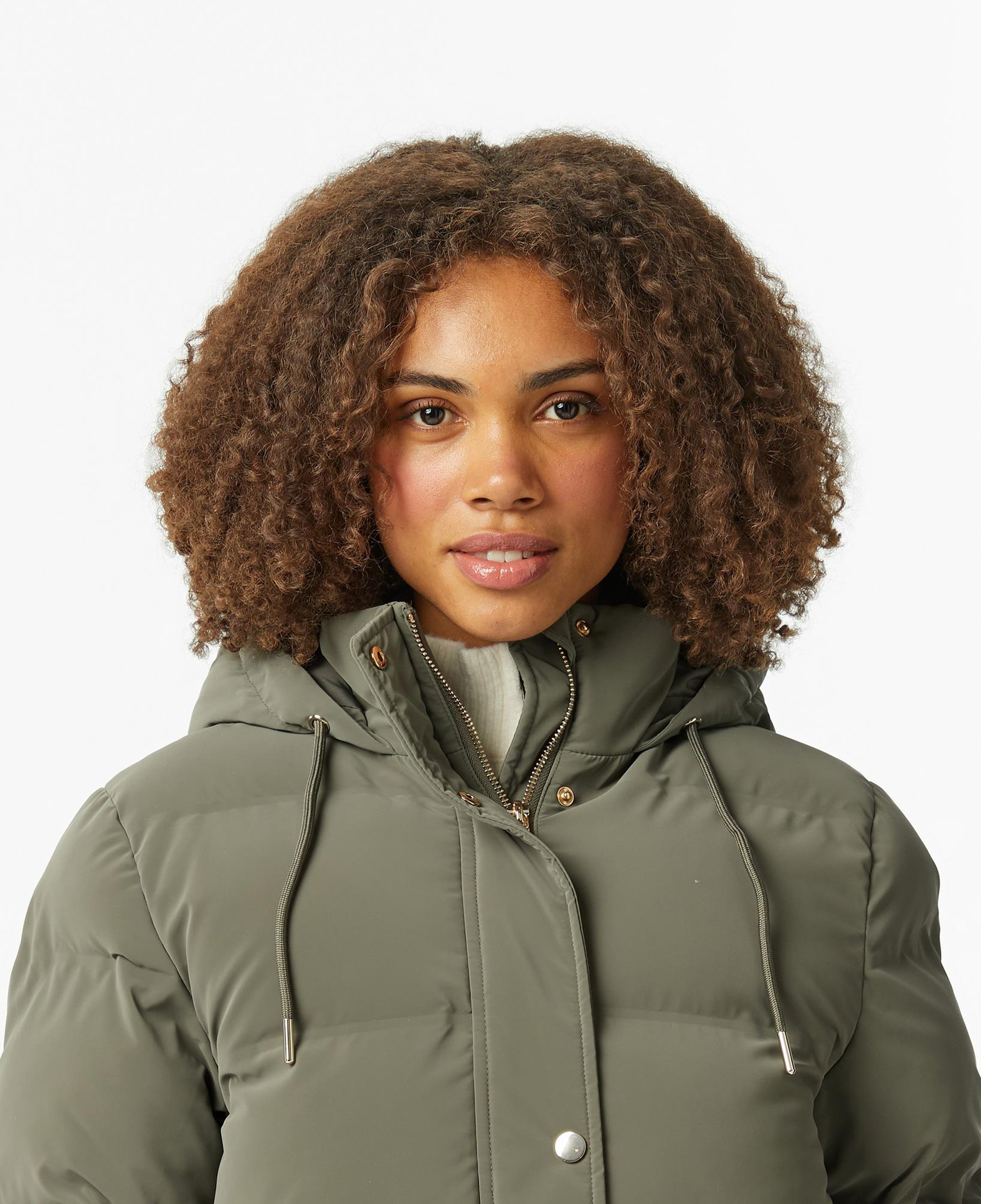 Nautica Kadın Yeşil Regular Fit Mont