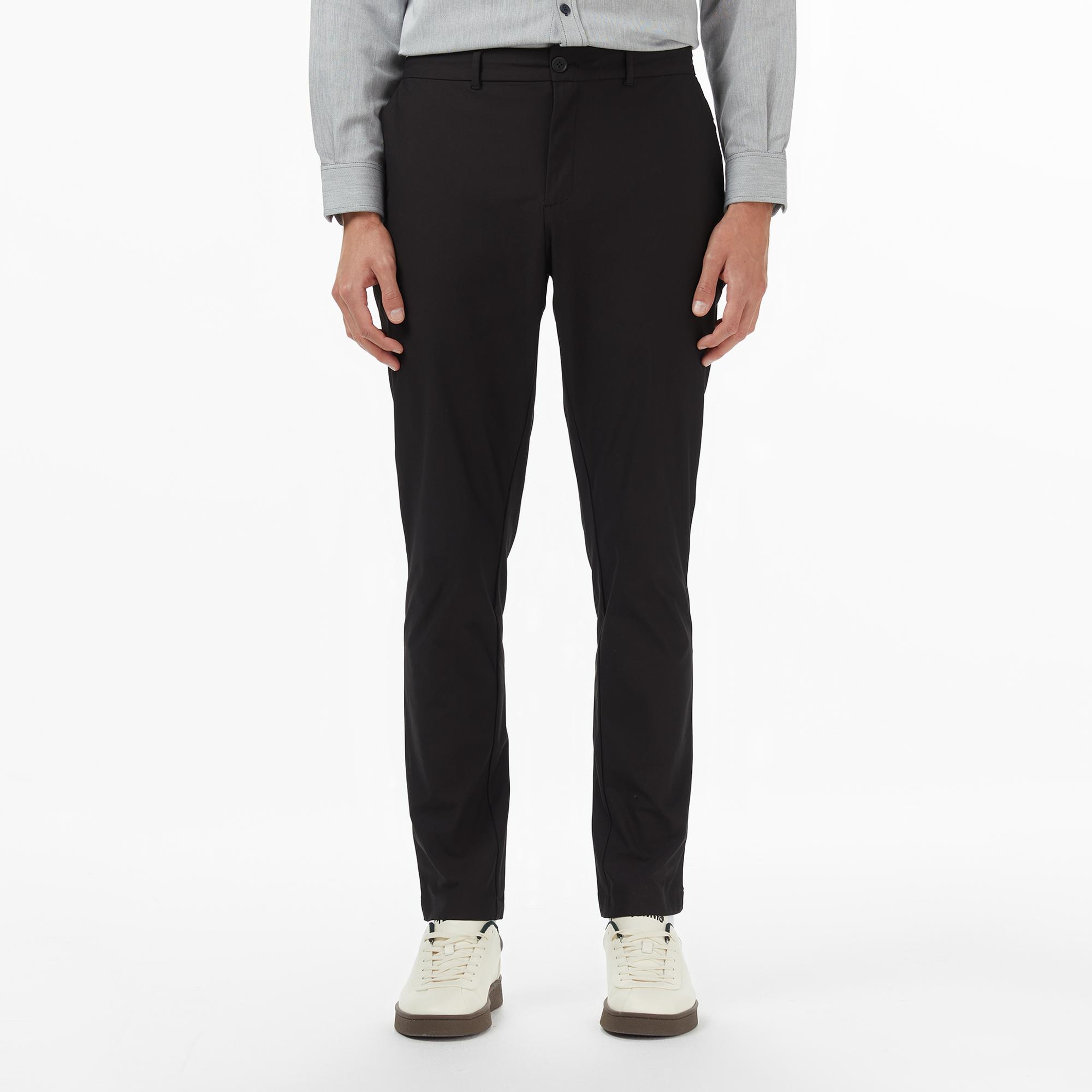 Erkek Slim Fit Siyah Pantolon
