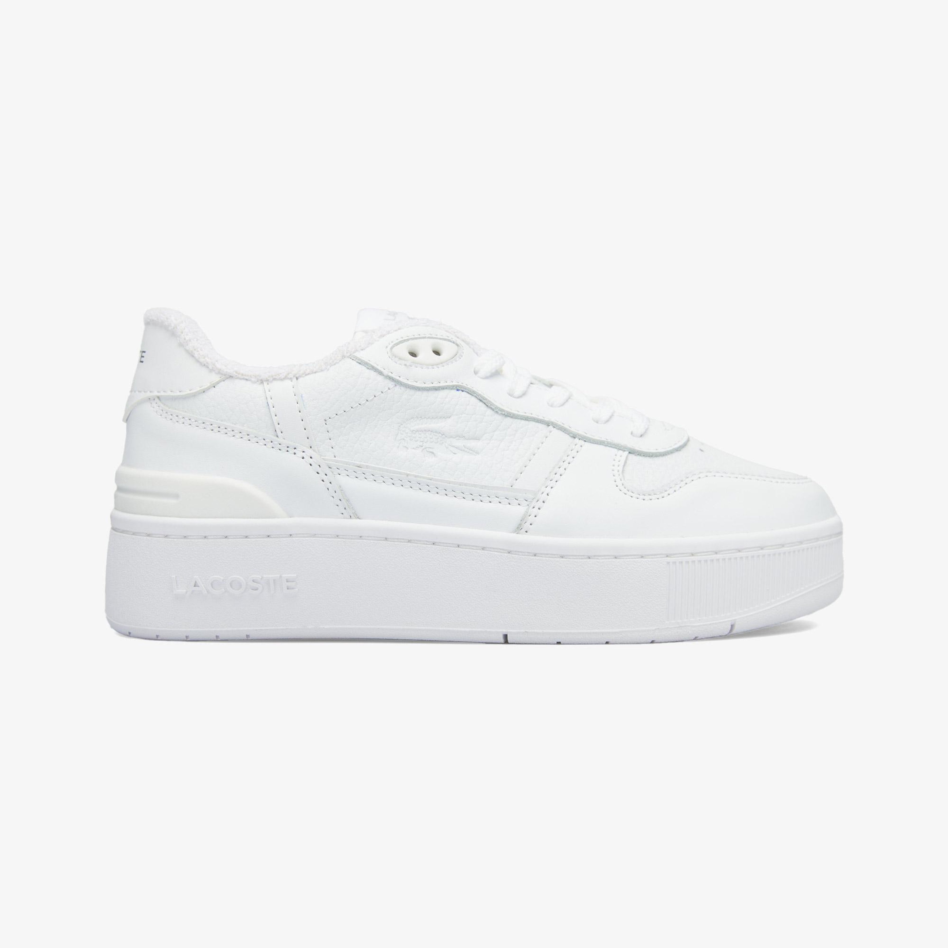 T-Clip Platform Kadın Beyaz Sneaker