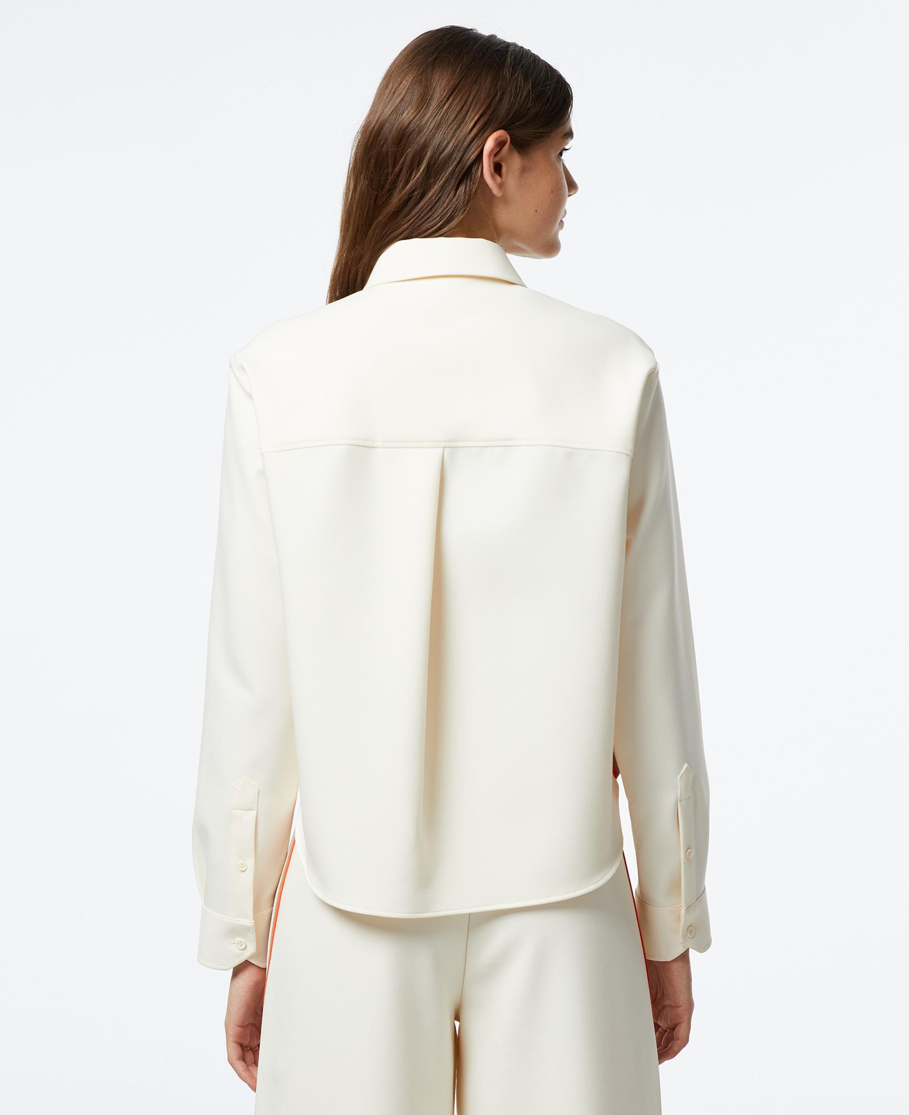 Kadın Oversize Fit Krem Gömlek