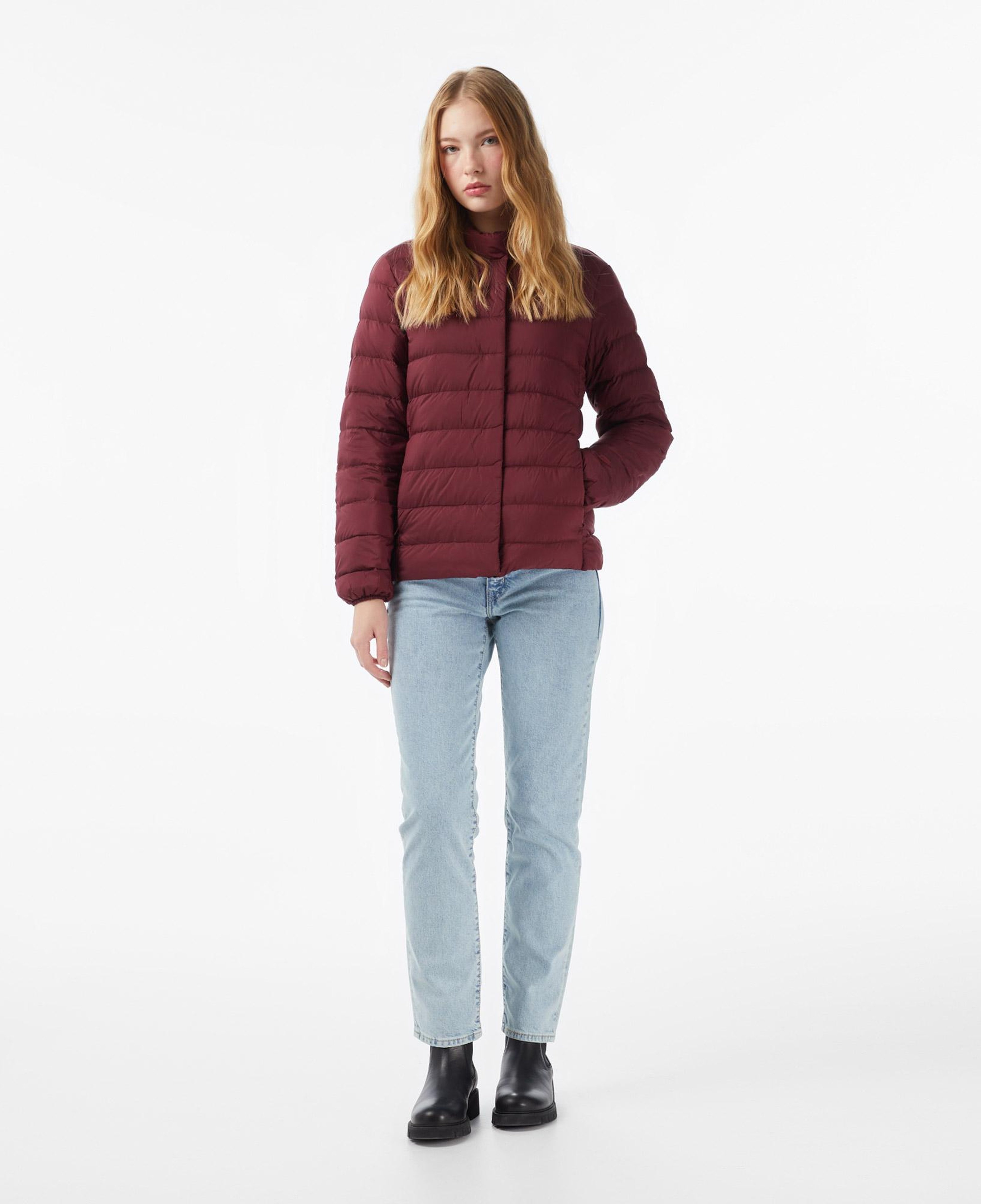Nautica Kadın Bordo Regular Fit Mont