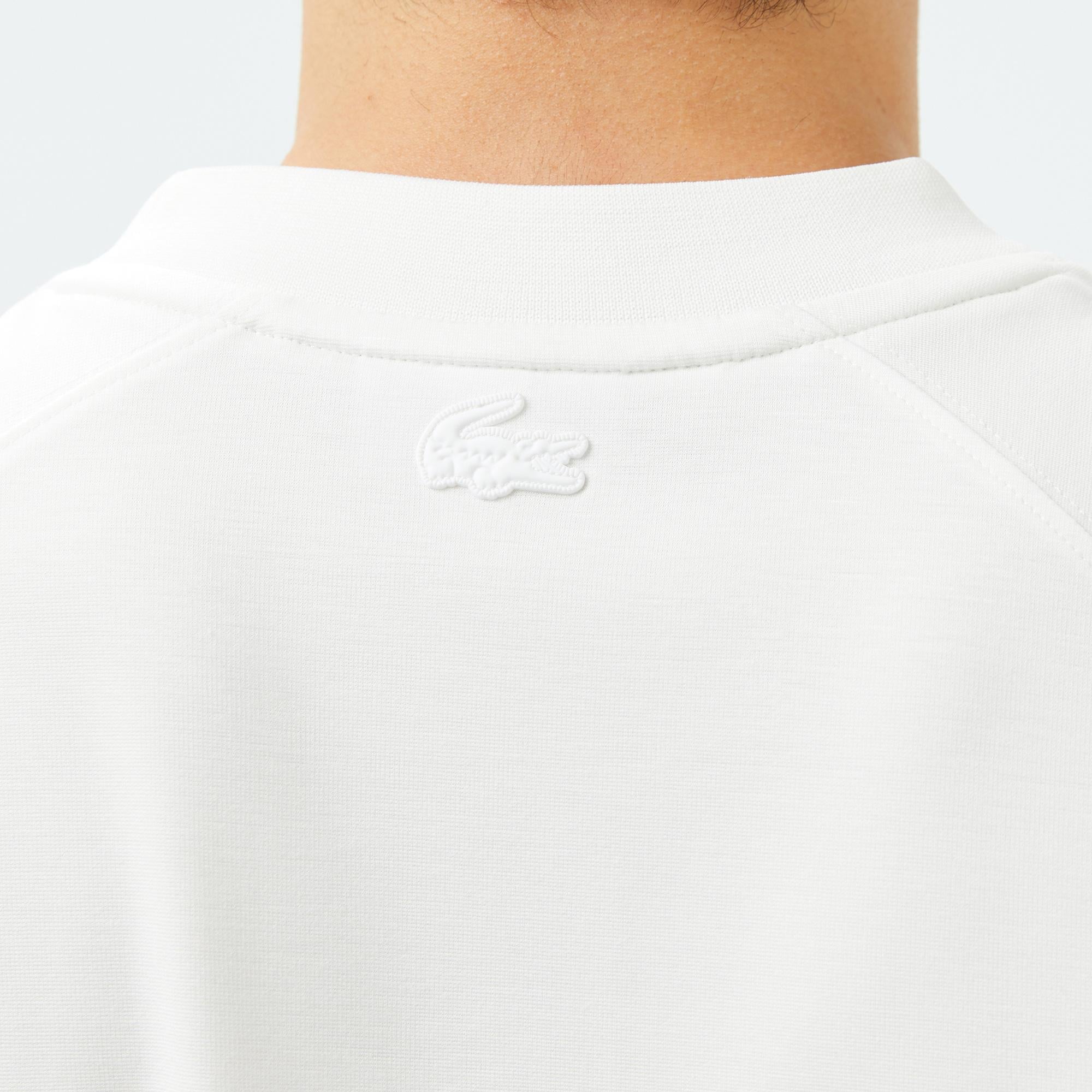 Erkek Oversize Fit Bisiklet Yaka Beyaz T-Shirt