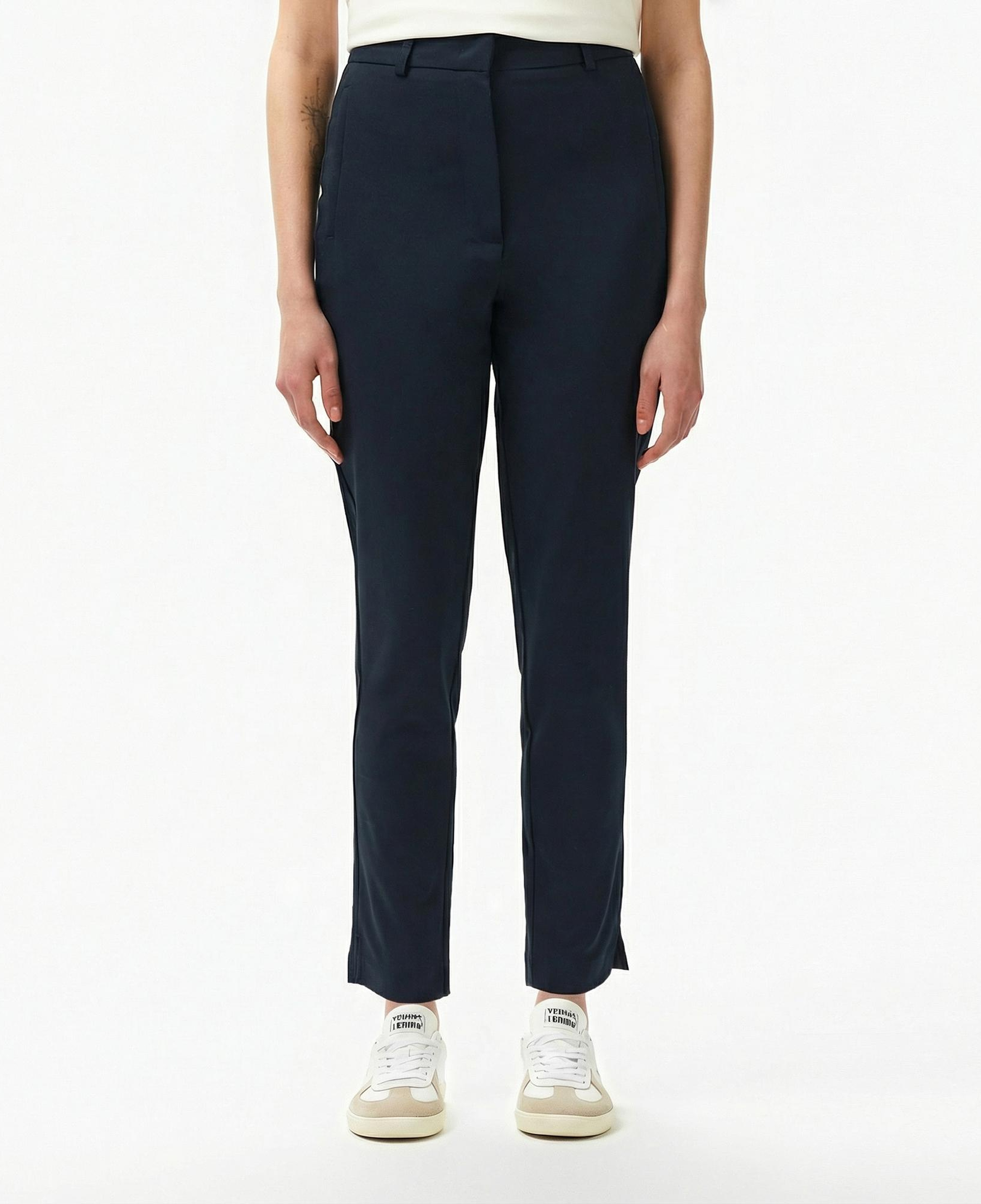 Kadın Regular Fit Lacivert Pantolon
