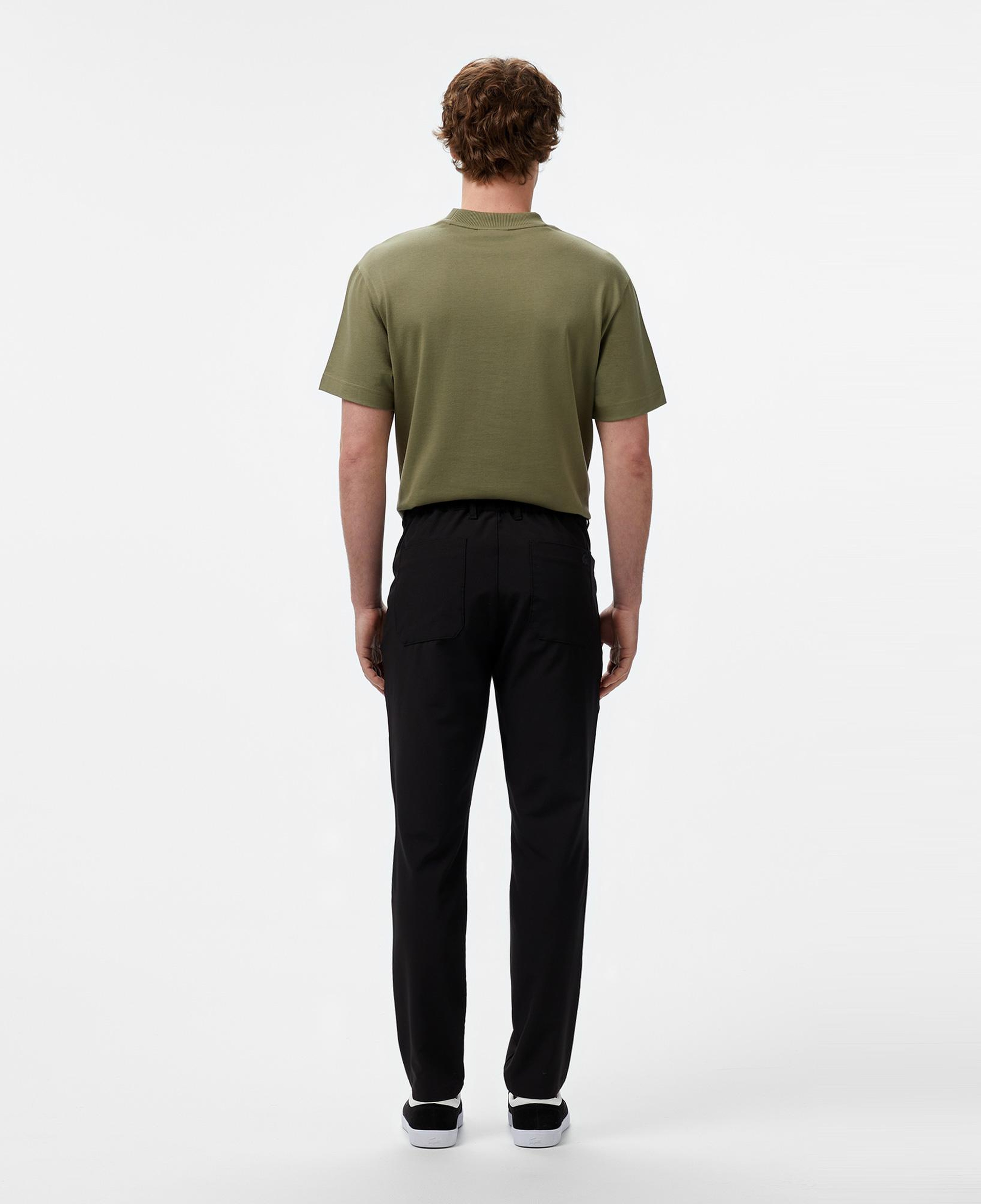 Erkek Tapered Fit Siyah Pantolon