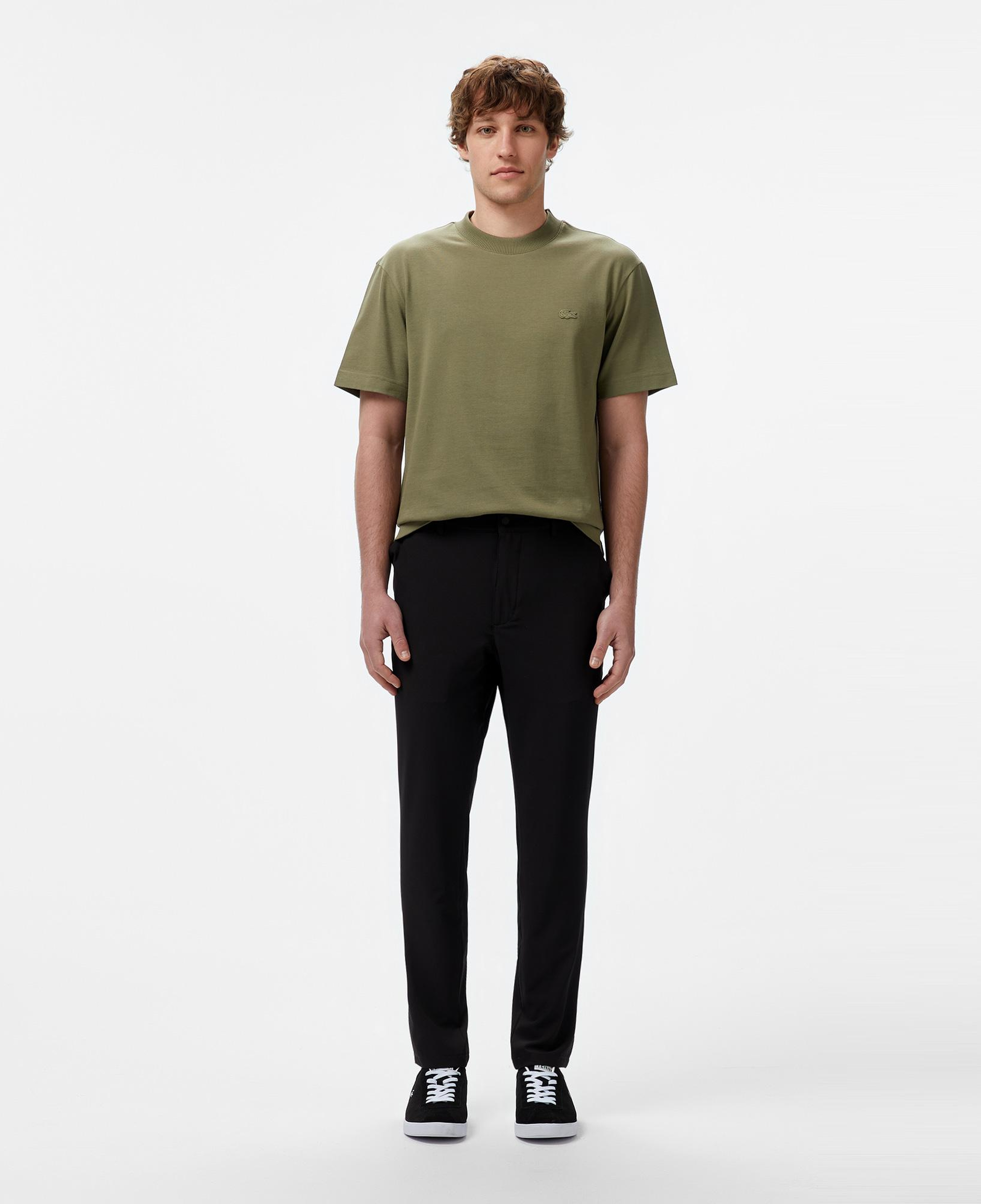 Erkek Tapered Fit Siyah Pantolon