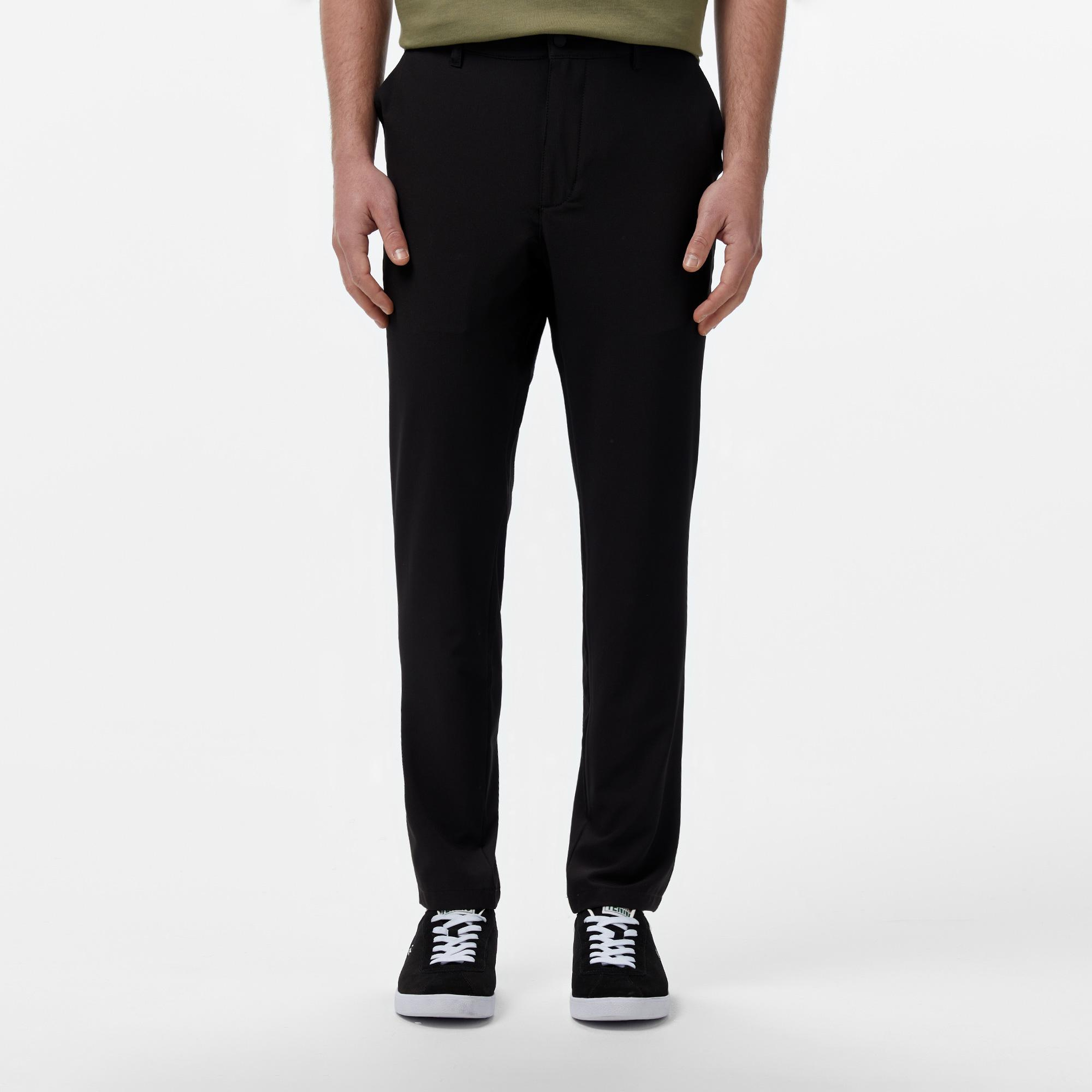 Erkek Tapered Fit Siyah Pantolon