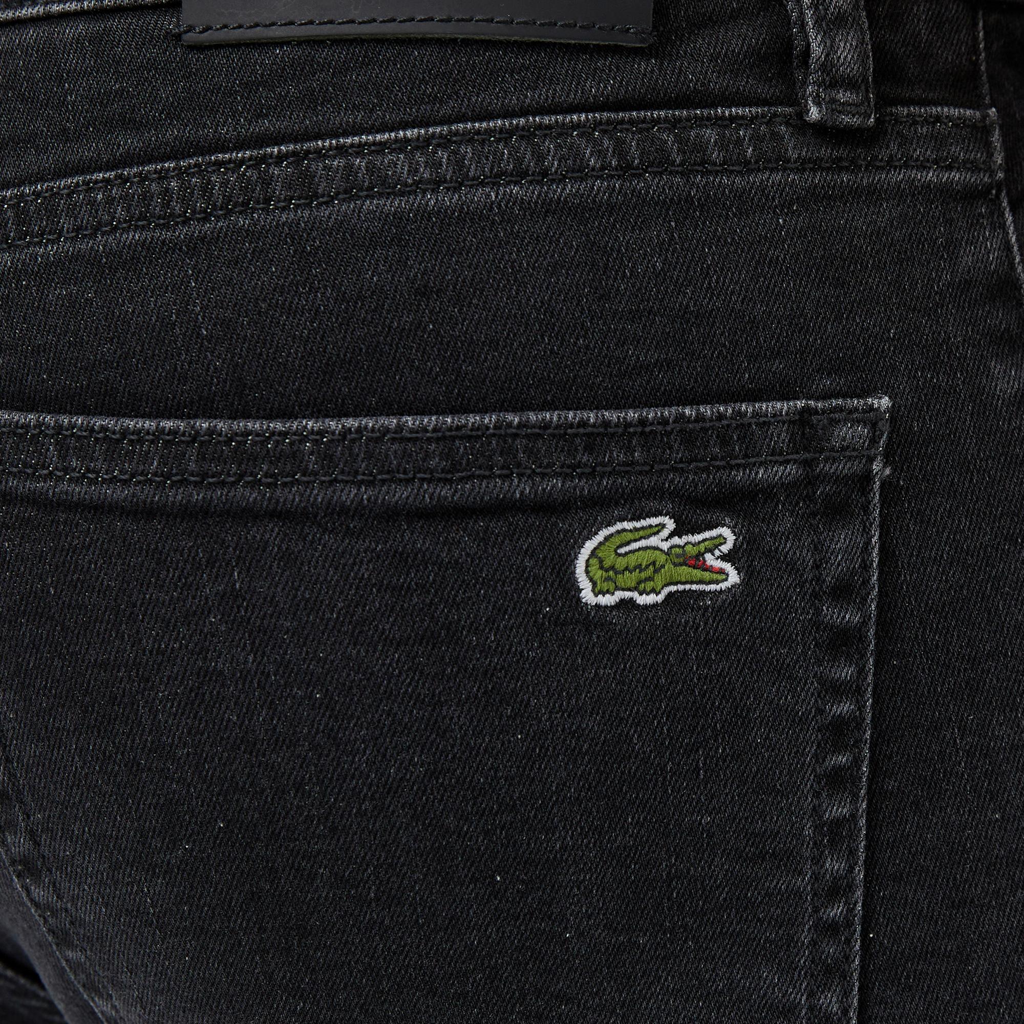 Erkek Slim Fit Siyah Jean Pantolon
