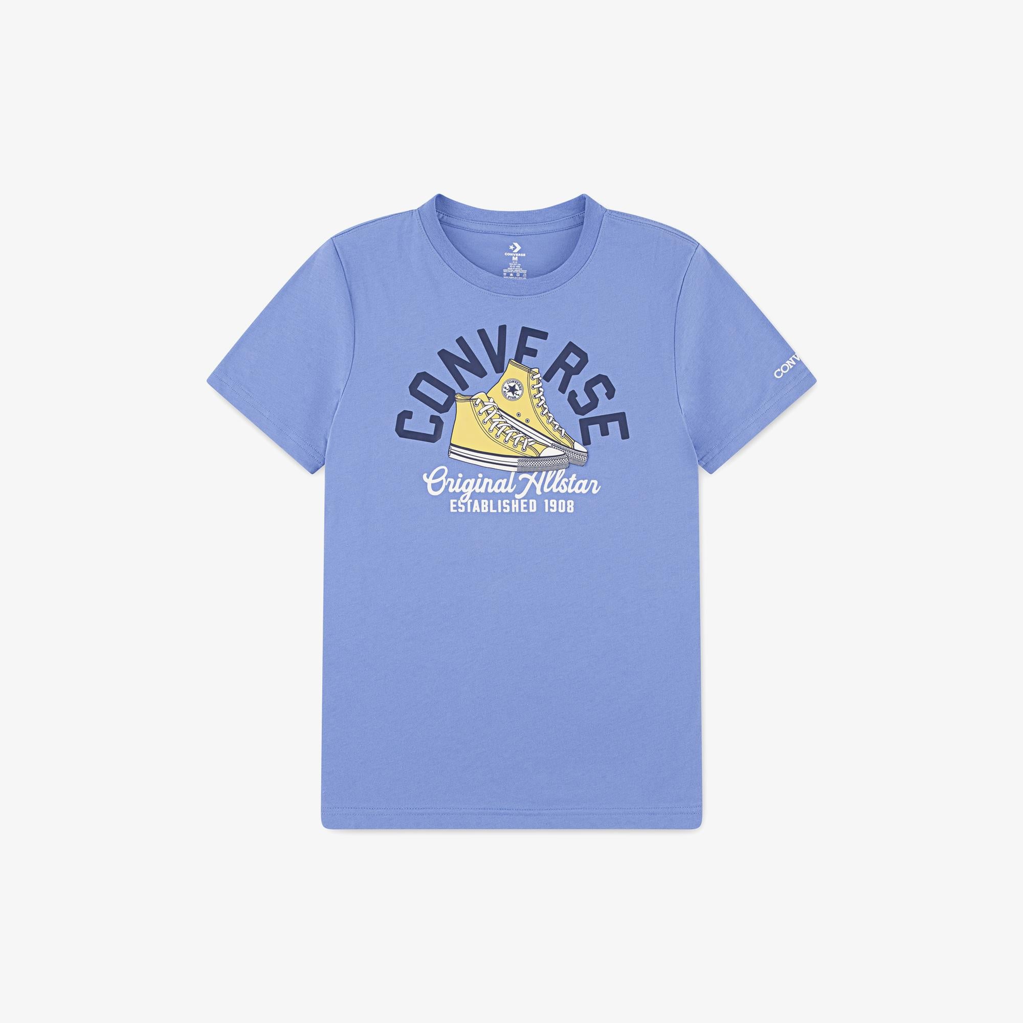 Converse Retro Remix Çocuk Mavi T-Shirt