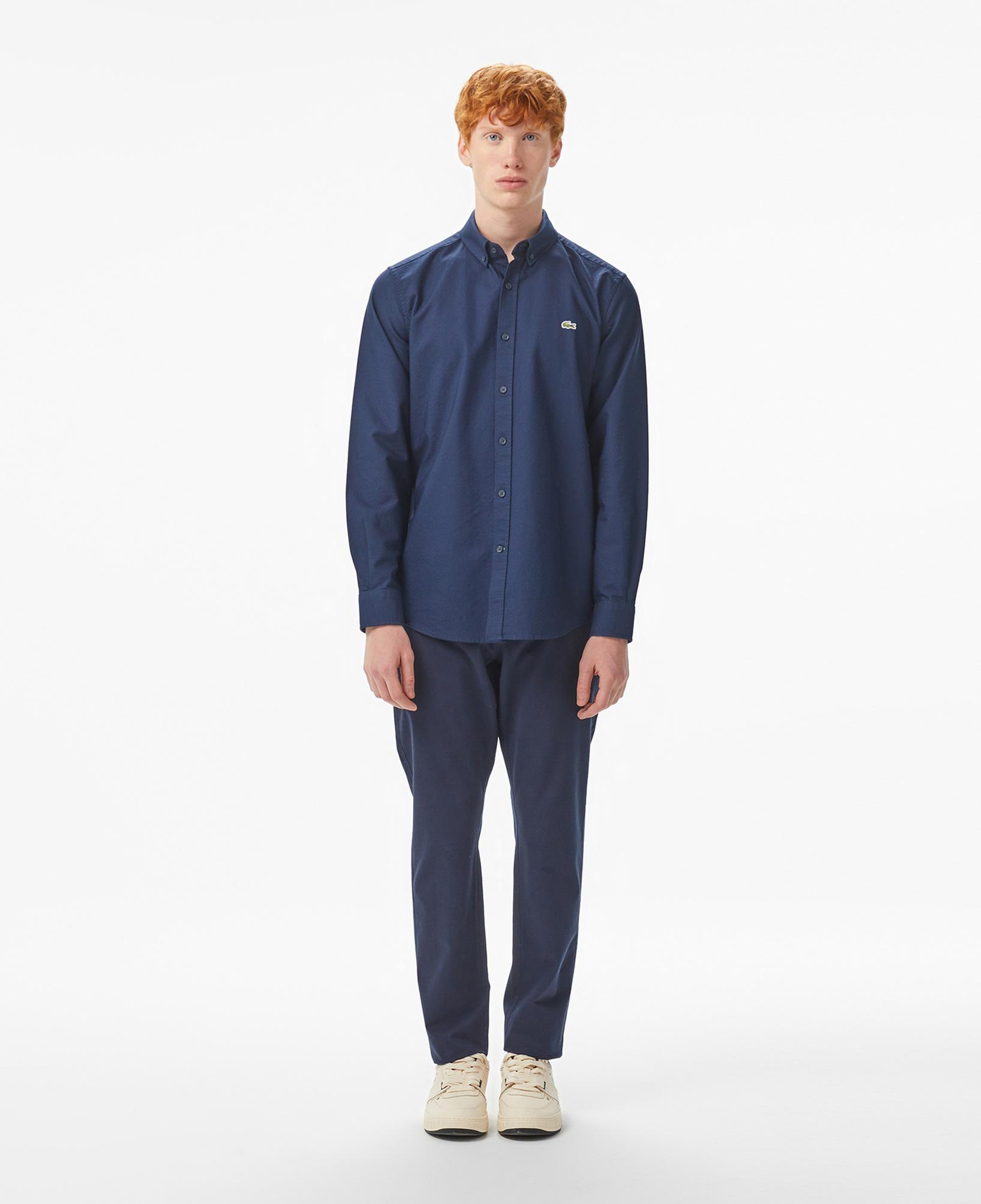 Erkek Slim Fit Lacivert Chino Modal Karışımlı Pantolon