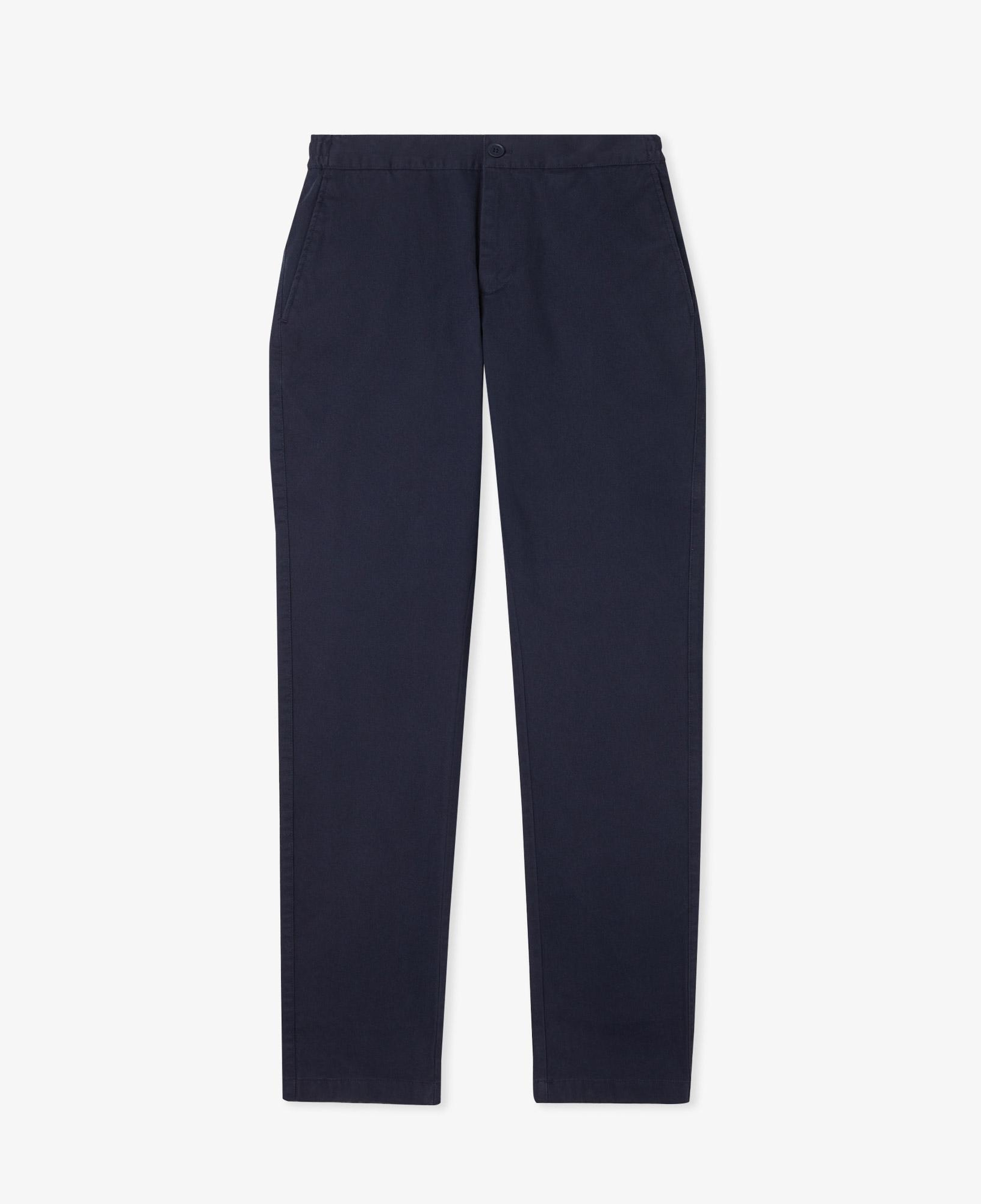 Erkek Slim Fit Lacivert Chino Modal Karışımlı Pantolon