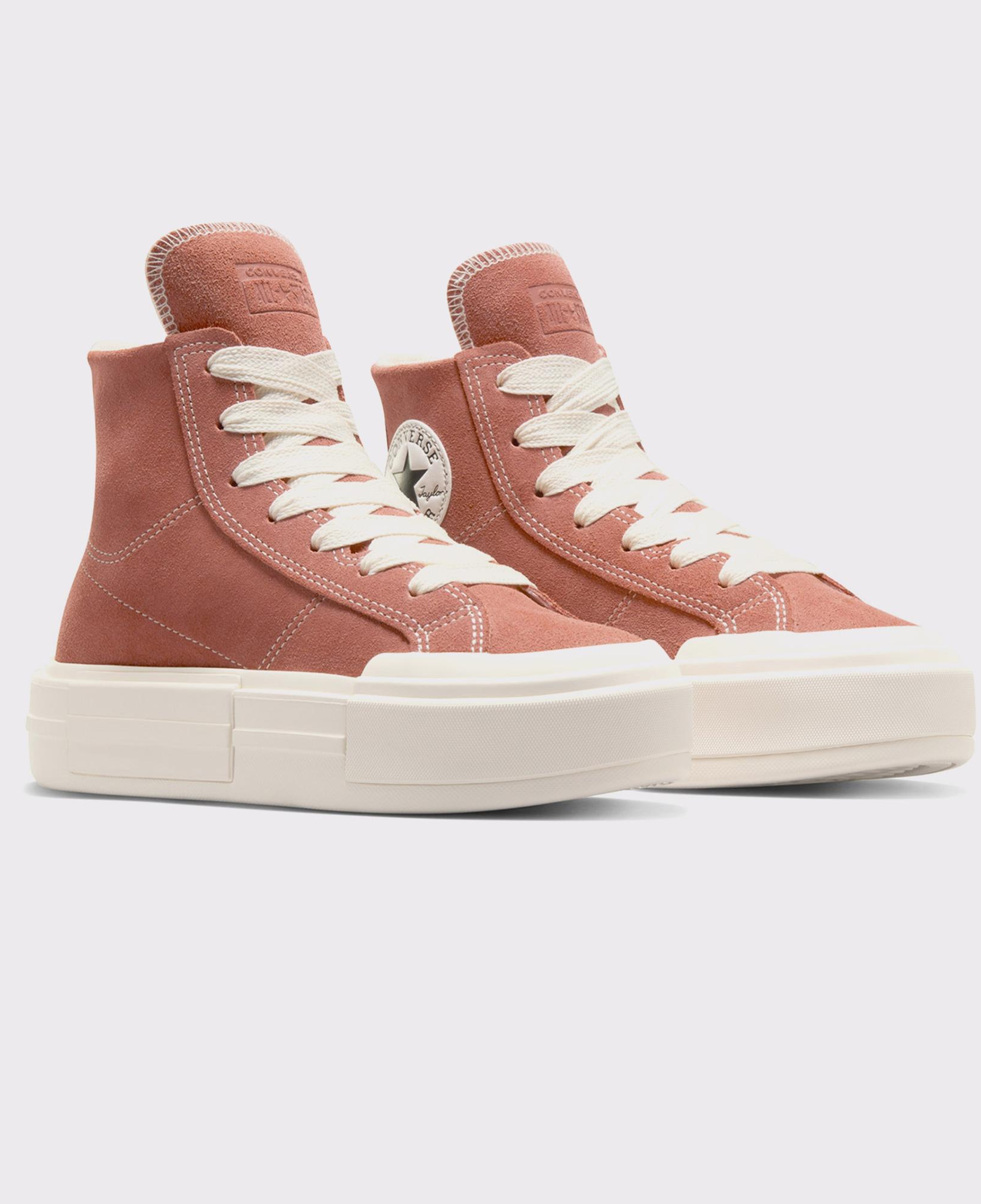 Converse Chuck Taylor All Star Cruise Unisex Kahverengi Süet Platform Deri Sneaker