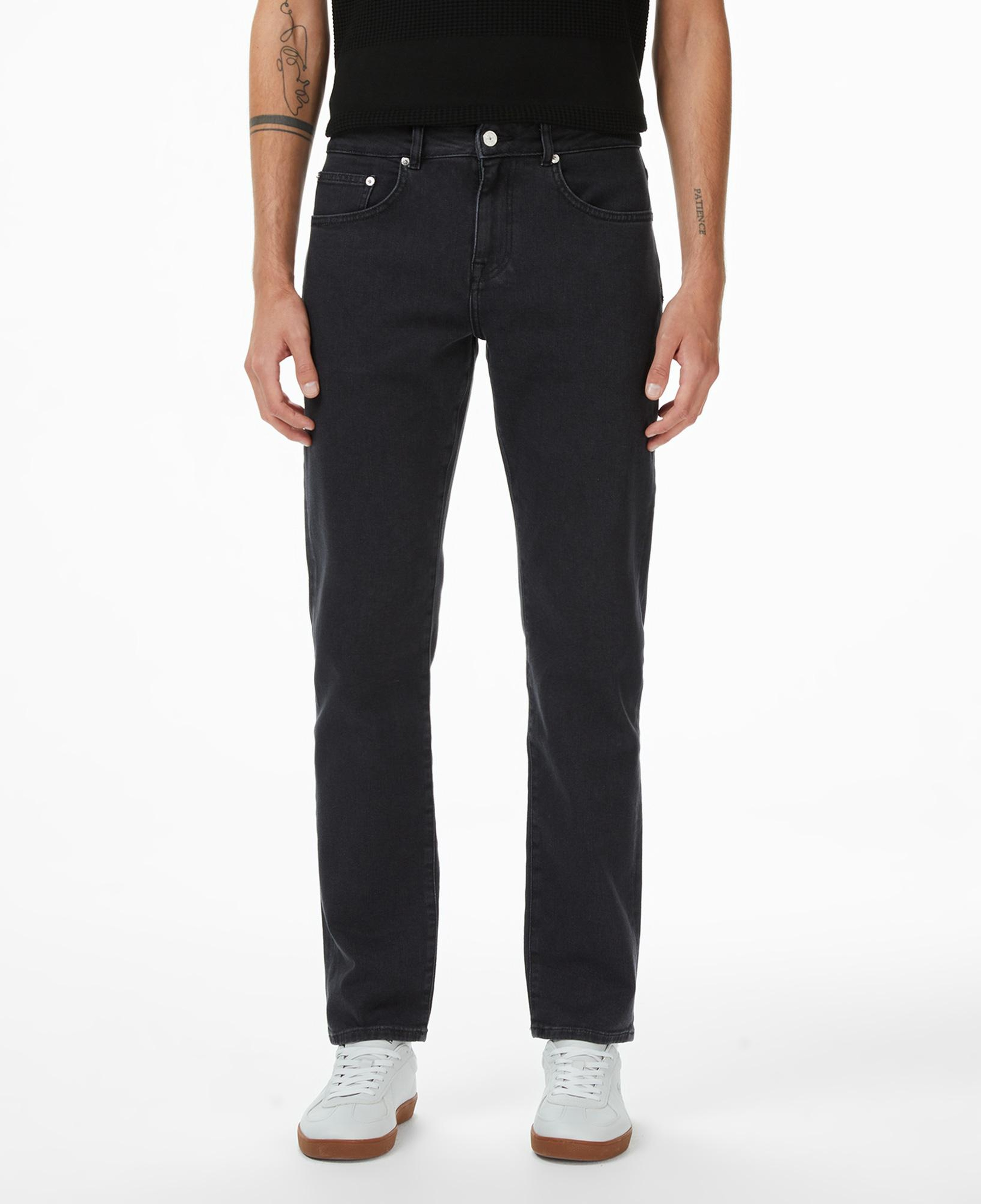 Erkek Regular Fit Siyah Jean Pantolon