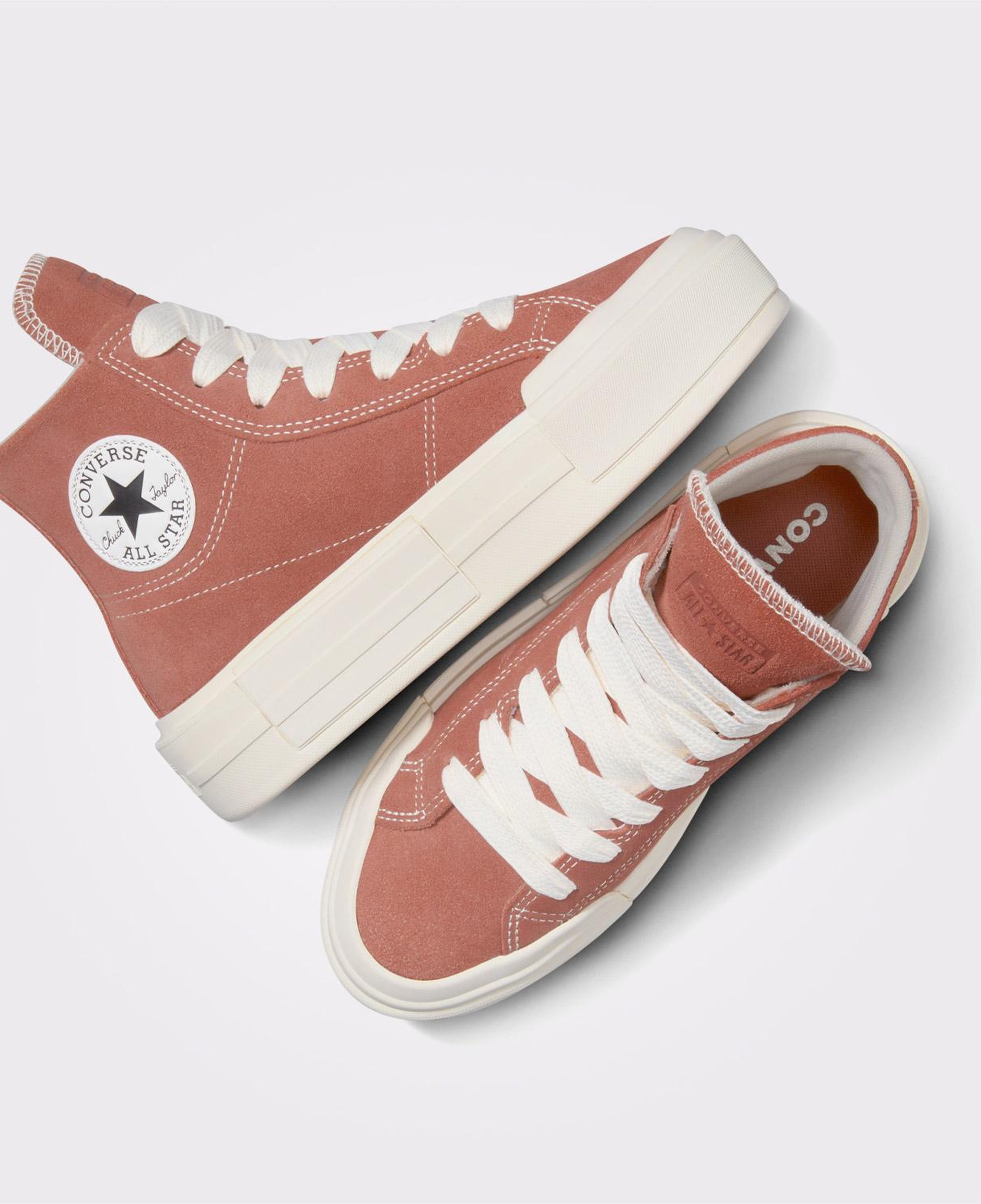 Converse Chuck Taylor All Star Cruise Unisex Kahverengi Süet Platform Deri Sneaker