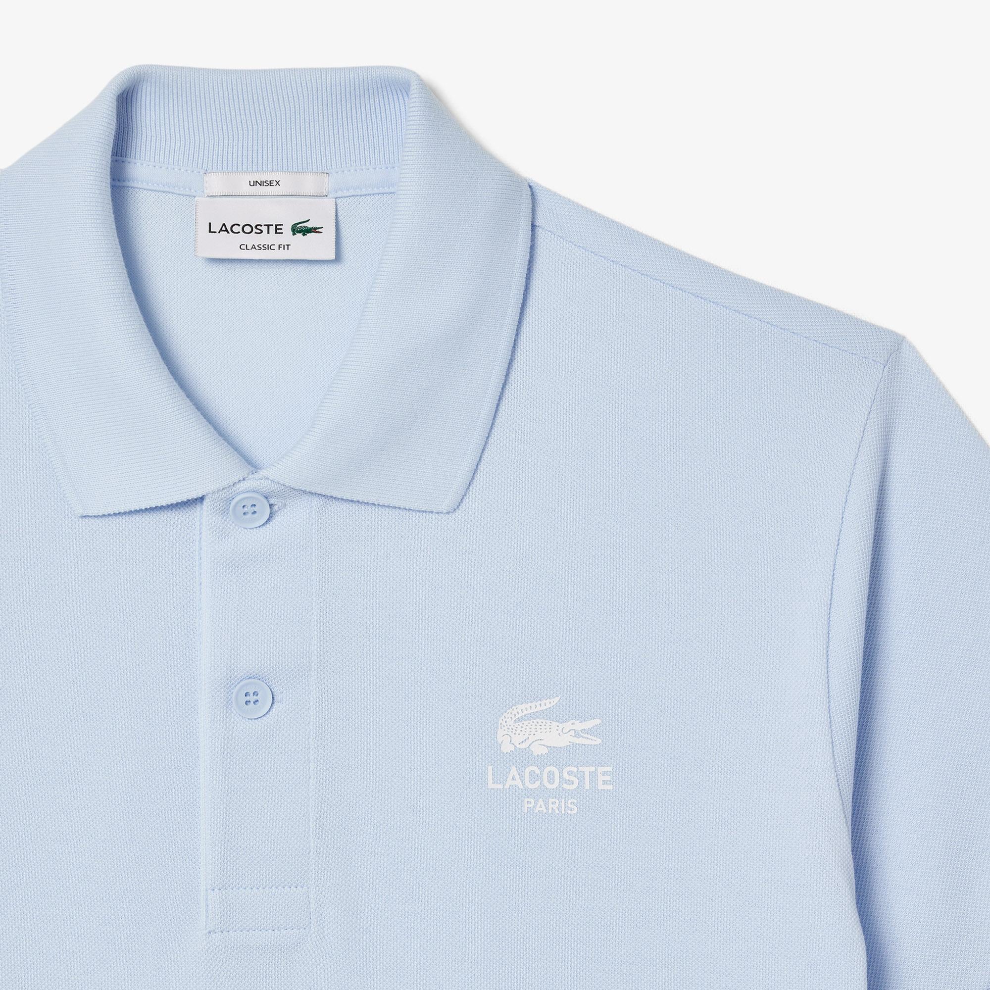 L.12.12 Unisex Classic Fit Mavi Polo