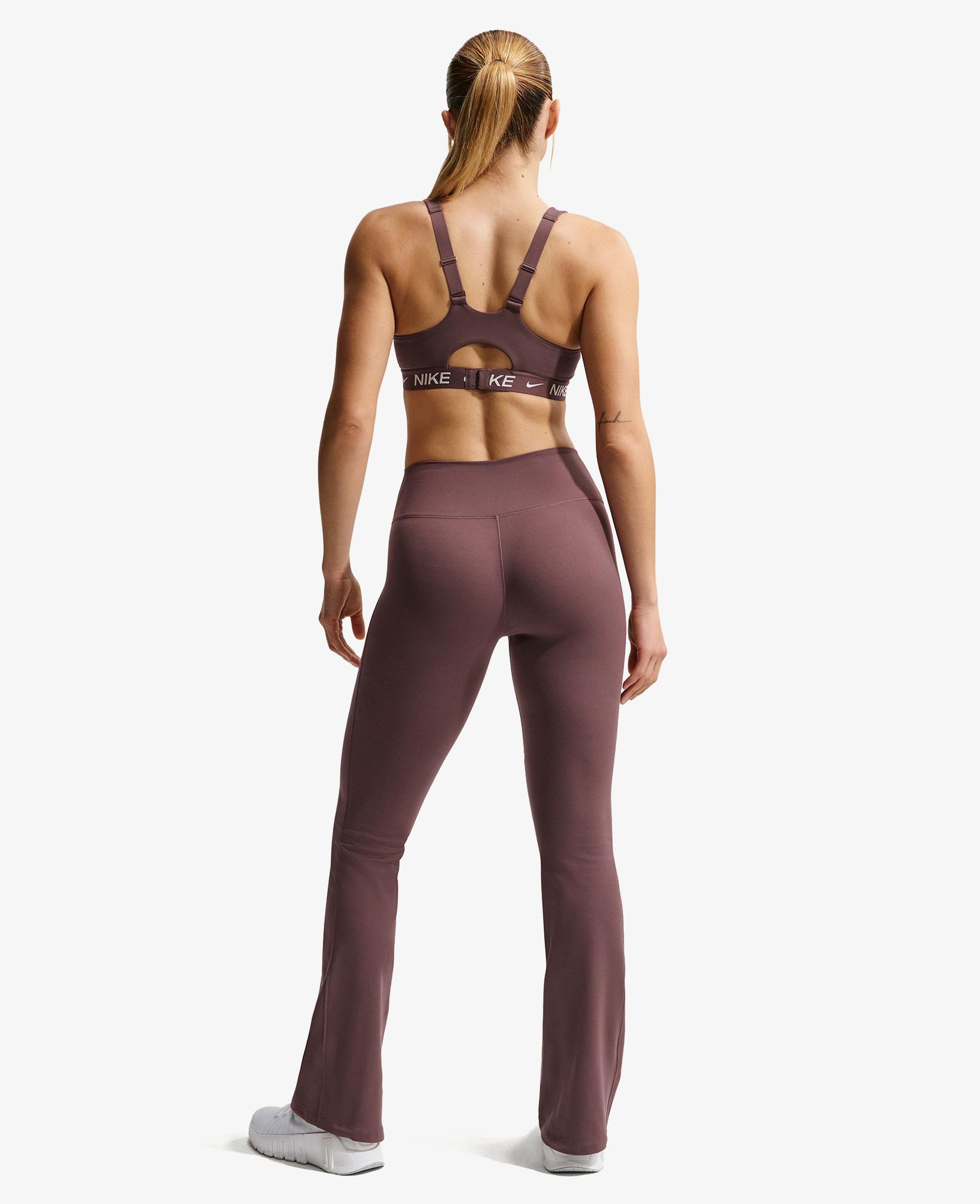 Nike Dri-Fit One Yüksek Belli Kadın Kahverengi Tayt