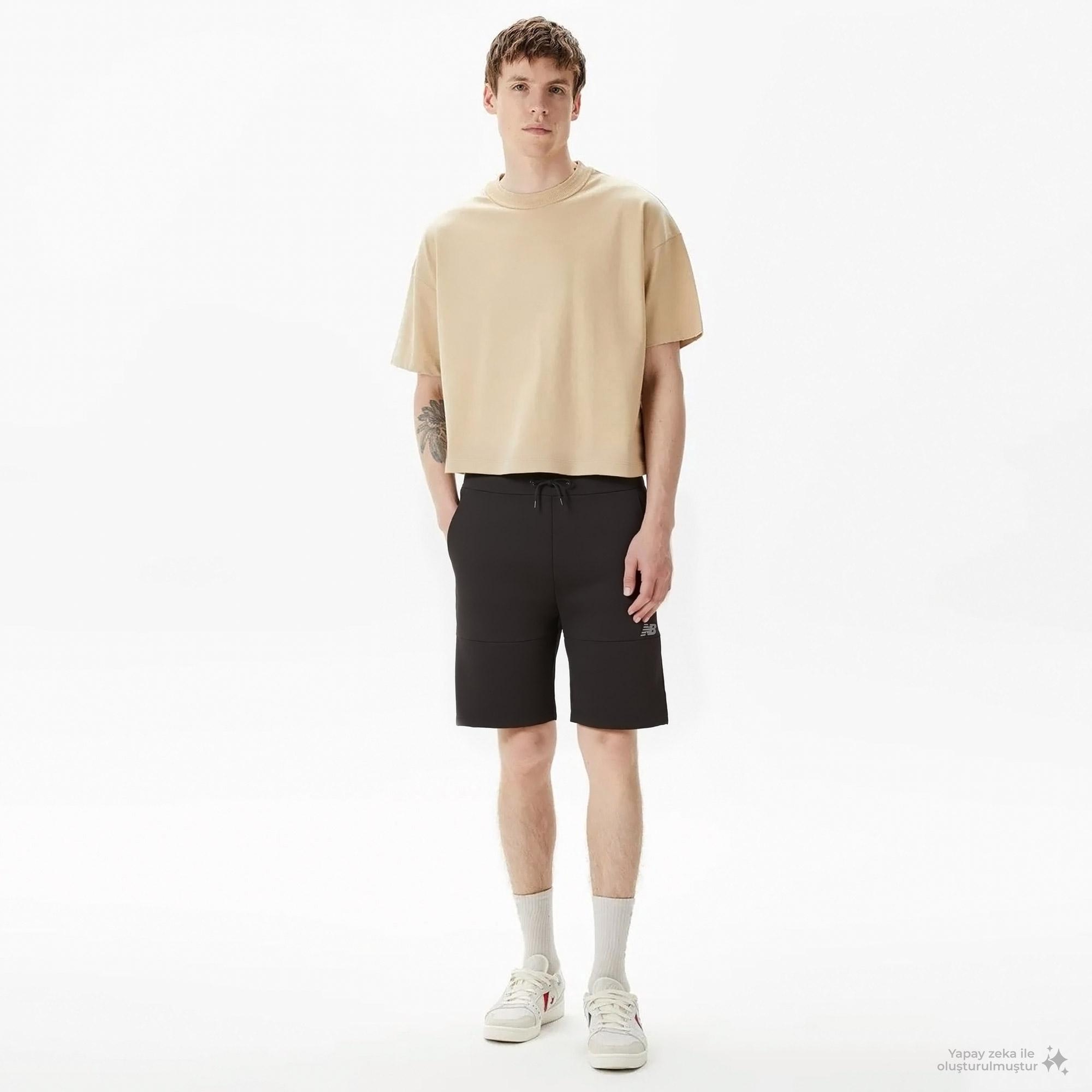 New Balance Lifestyle Erkek Siyah Şort