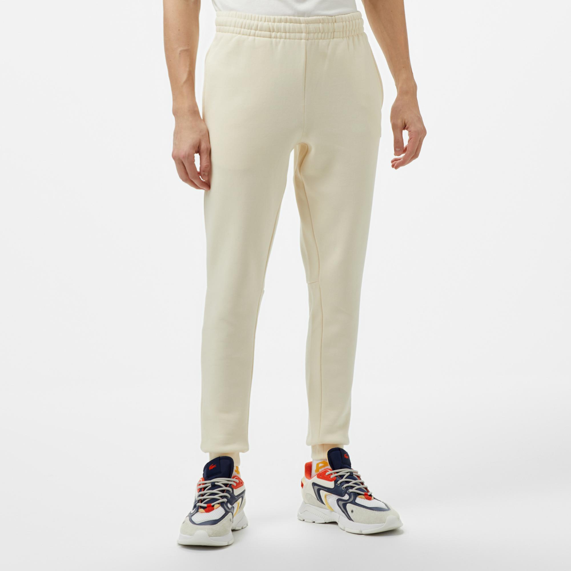 Lacoste Erkek Slim Fit Krem Eşofman Altı