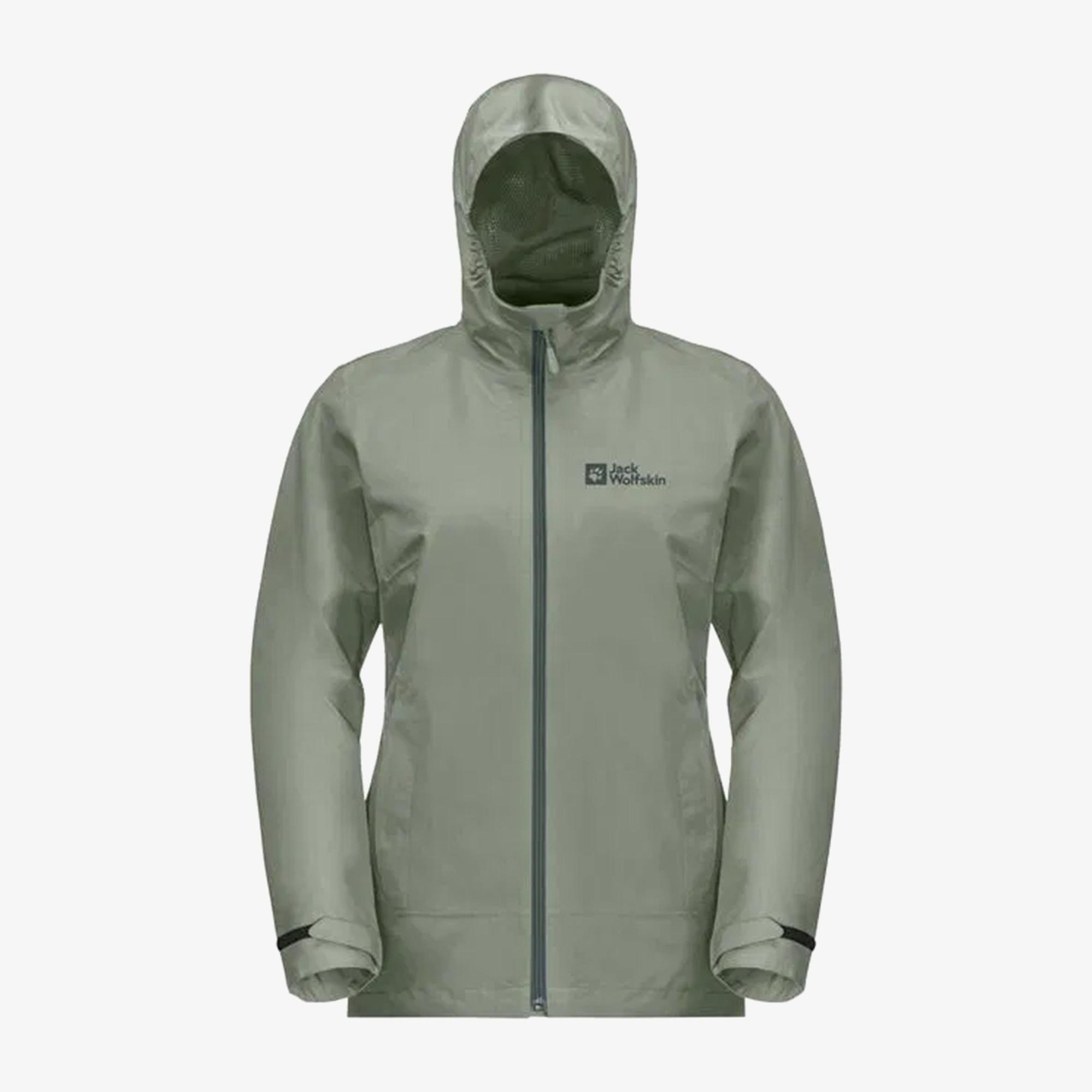Jack Wolfskin Moonrise 3-in-1 Yeşil Kadın Ceket