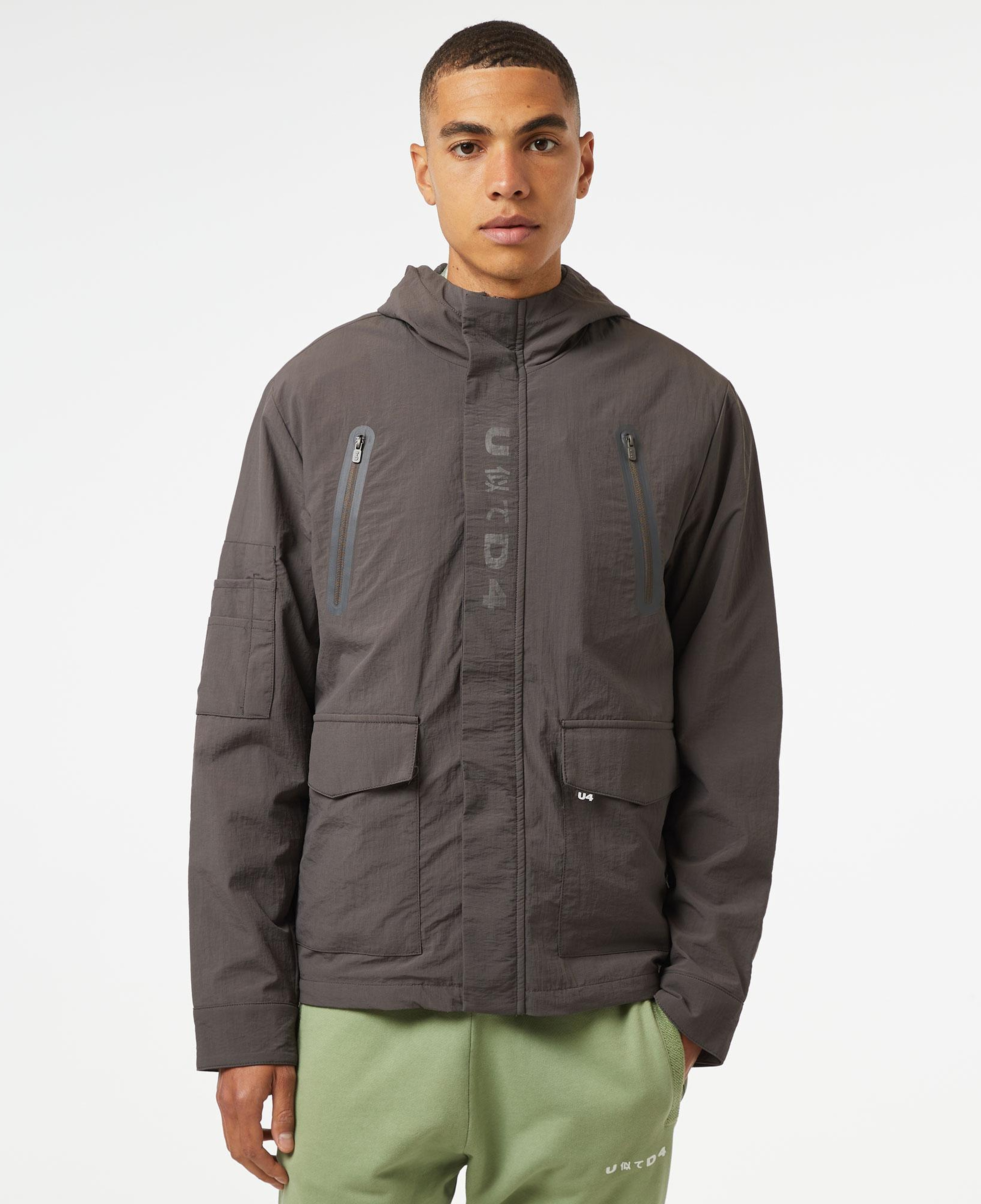 UNITED4 Classic Erkek Gri Mont